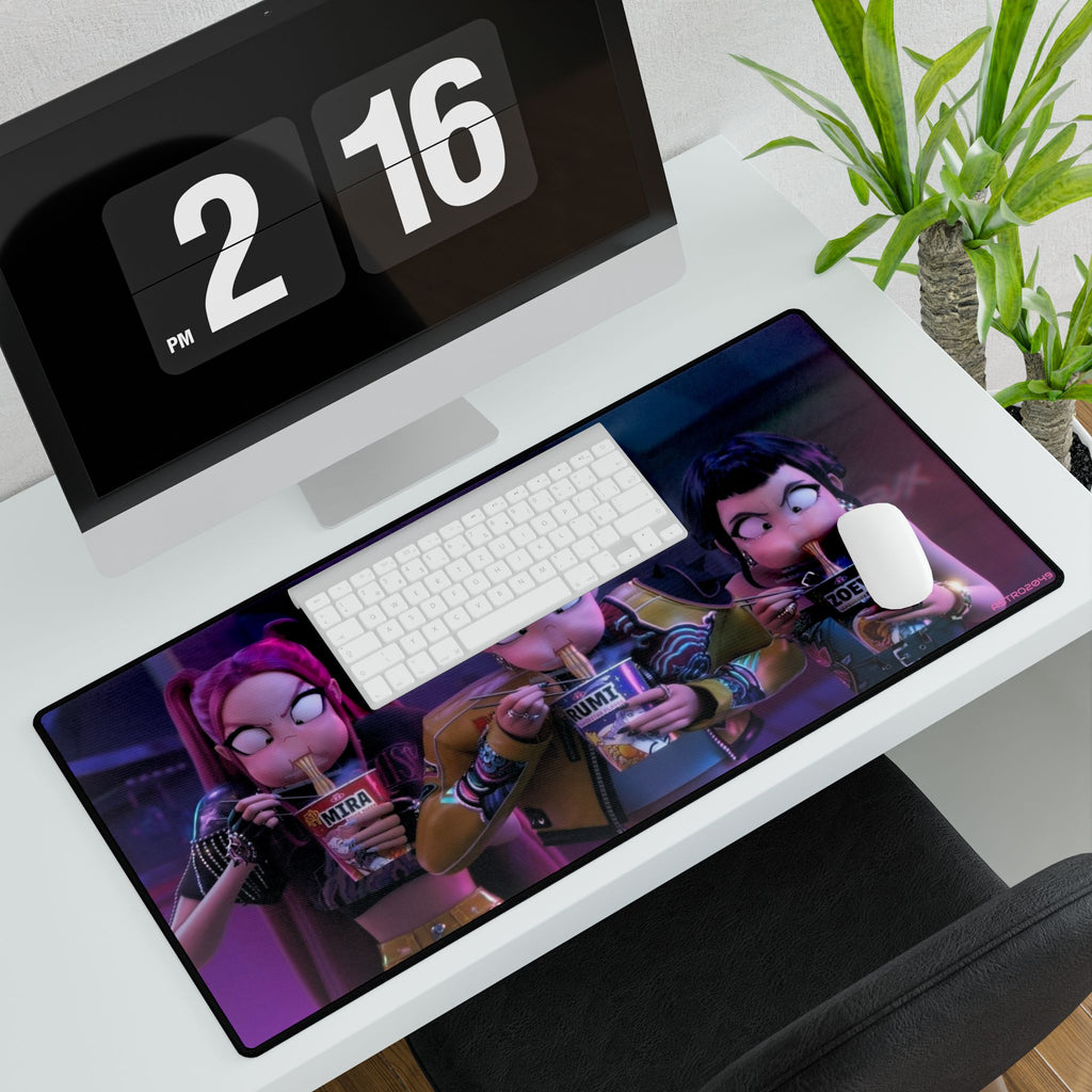 KPop Demon Hunters - HUNTRIX - Desk Mats with Fun Designs for Gaming or Office Use, Cute Mouse Pads, Personalized Desk Decor