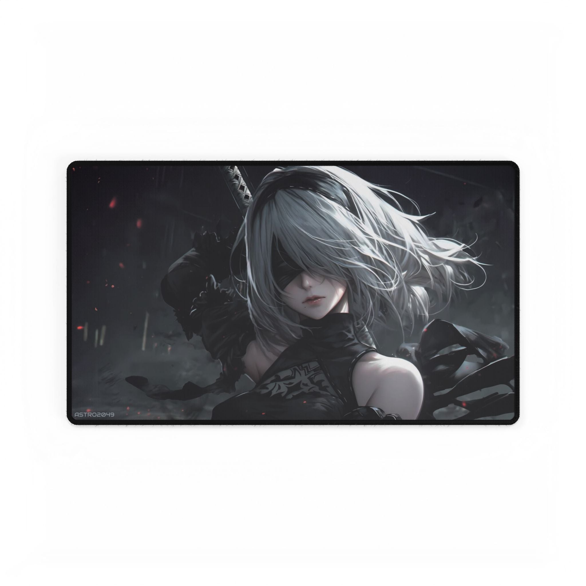 Nier: Automata - 2B - Elegant Gaming Desk Mat with Anime Design, Perfect for Office, Home, Gamer Gift, Desk Accessories, Stylish Mouse Pad