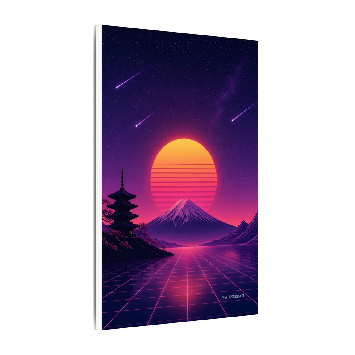 Sunset Pagoda Grid canvas print by ASTRO2049, view 6 of 8