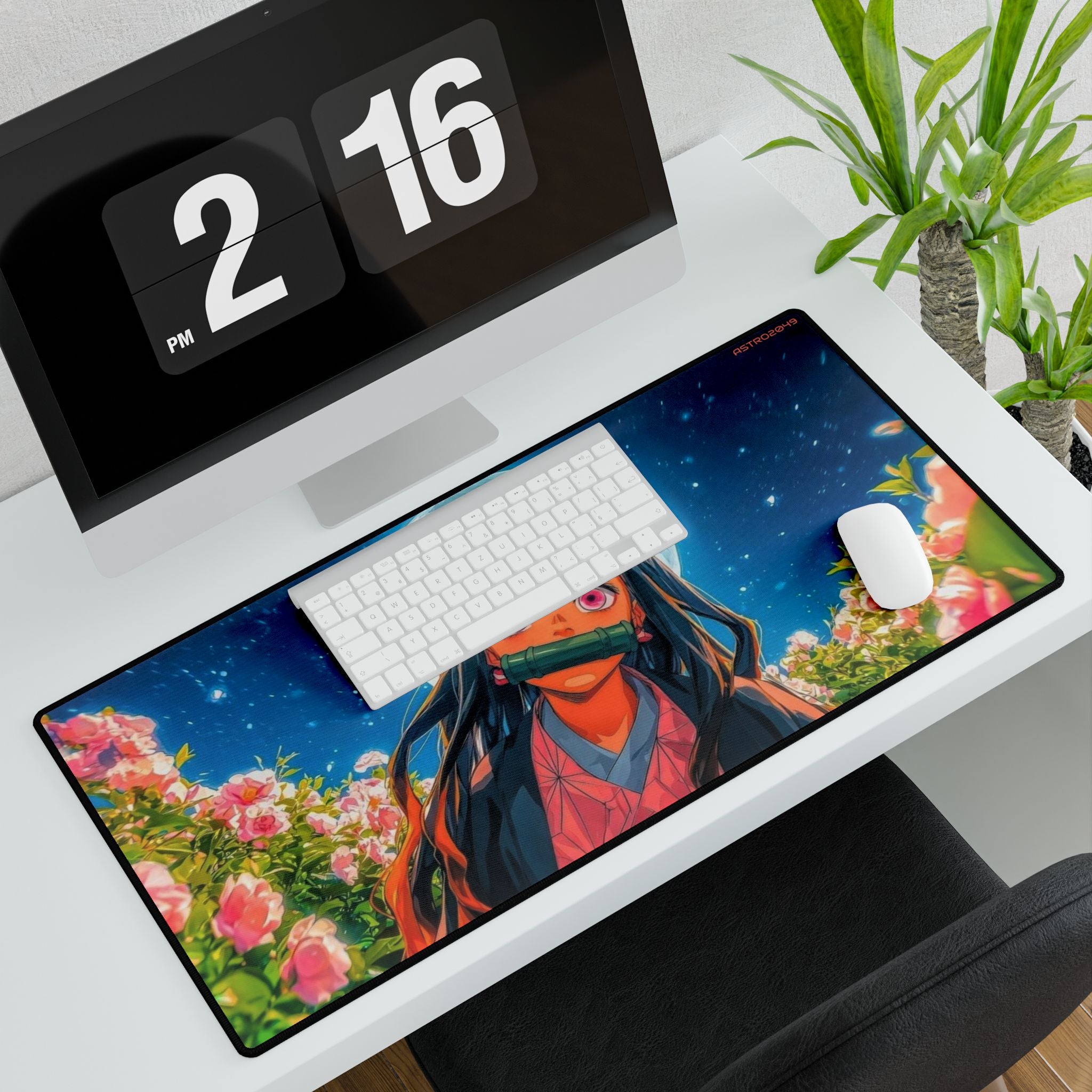 DEMON SLAYER - Kimetsu no yaiba - Anime-Inspired Desk Mats for Gamers and Creatives, Custom Mouse Pad, Home Office Decor