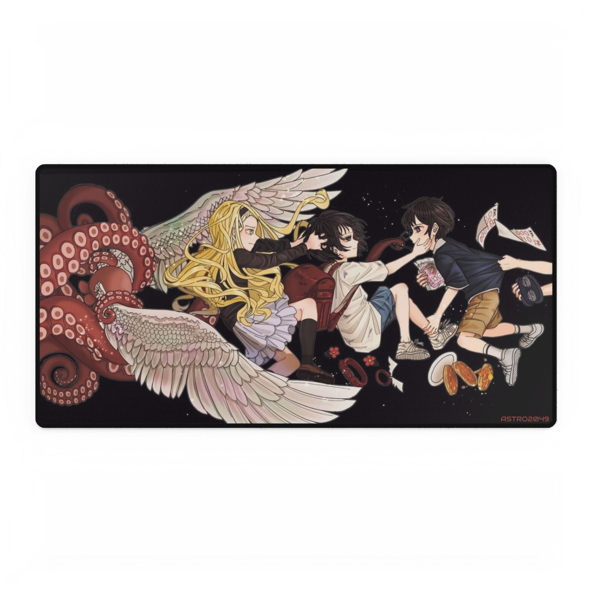 TAKOPIS ORIGINAL SIN - Artistic Desk Mat with Fantasy Design, Perfect for Gamers, Students, Home Office, Gifts for Holidays