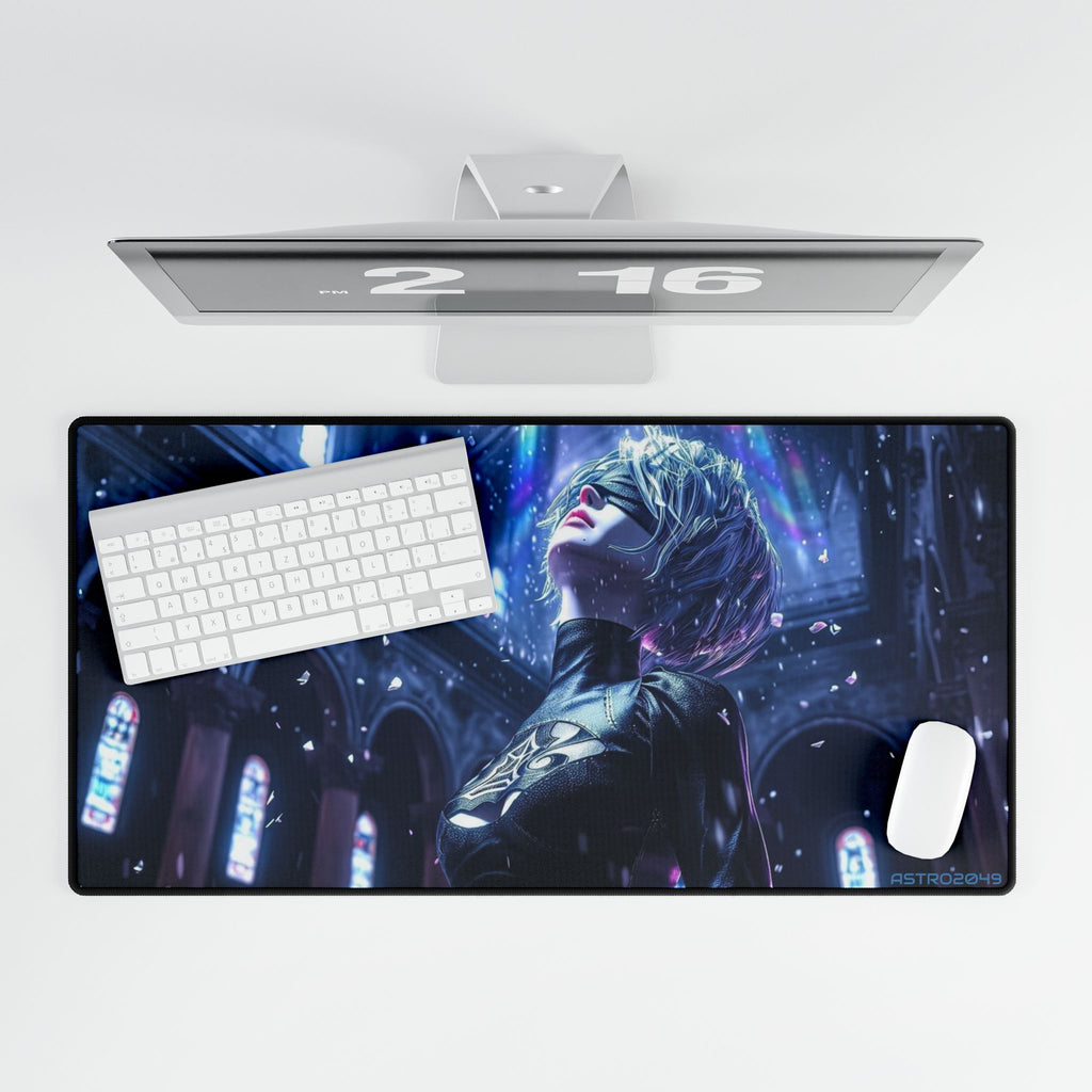 Nier: Automata - 2B - Gothic Fantasy Desk Mat - Mouse Pad for Home Office, Gamer, Office Decor, Unique Gift, Desk Accessories
