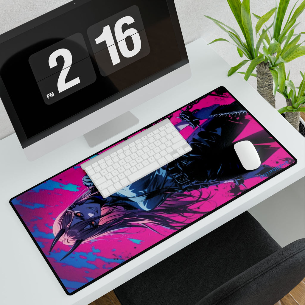 CHAINSAW MAN - Vibrant Anime Desktop Mat - Gamer Desk Accessories, Personalized Office Decor, Gaming Desk Pad, Stylish Workspace