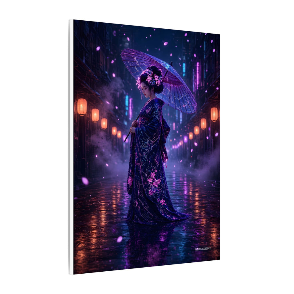 Lantern Rain Geisha canvas print by ASTRO2049, view 3 of 8