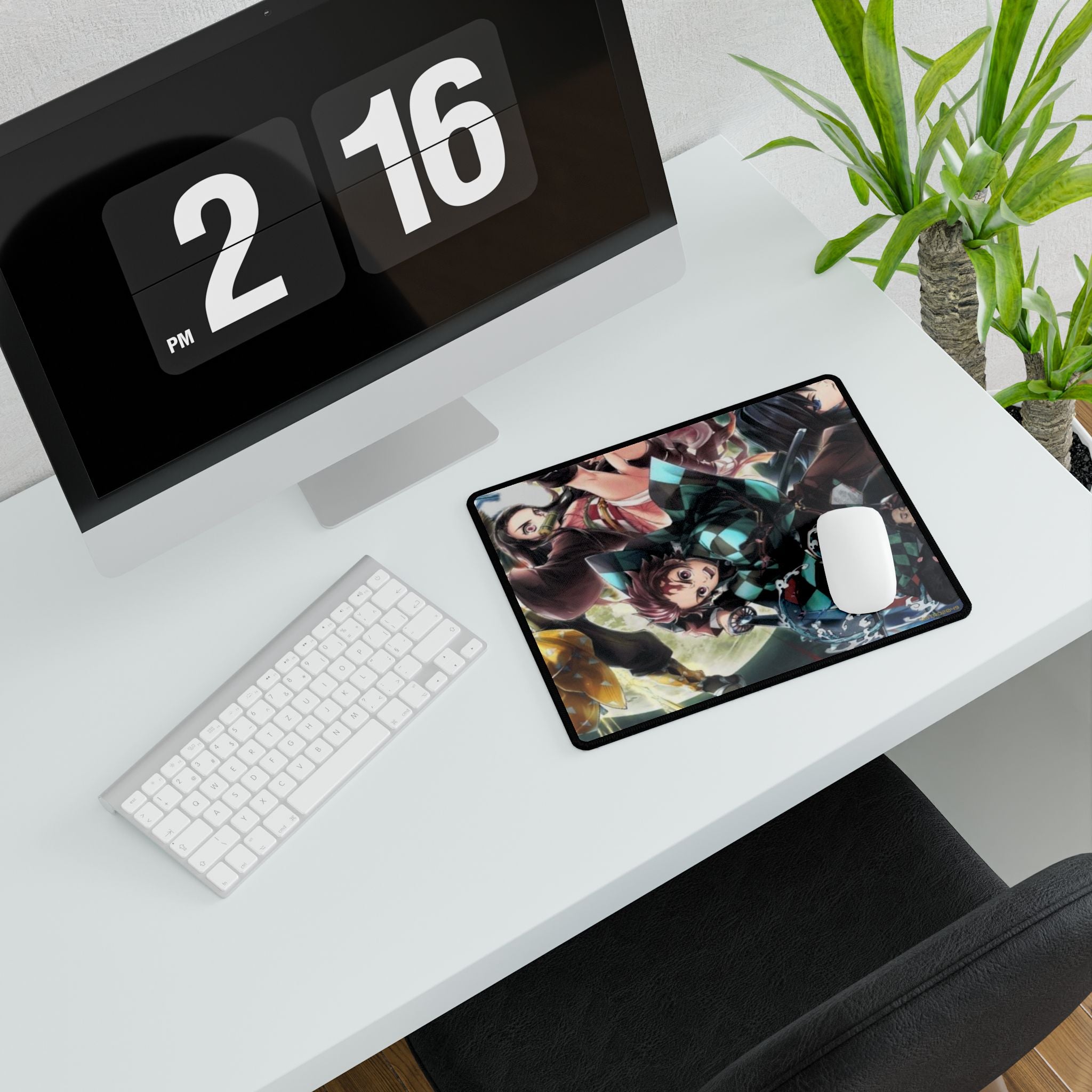 DEMON SLAYER - Kimetsu no yaiba - Vibrant Gaming Desk Mat for Cosplay Fans, Desk Accessories, Office Decor, Gamer Gifts, Anime Merchandise