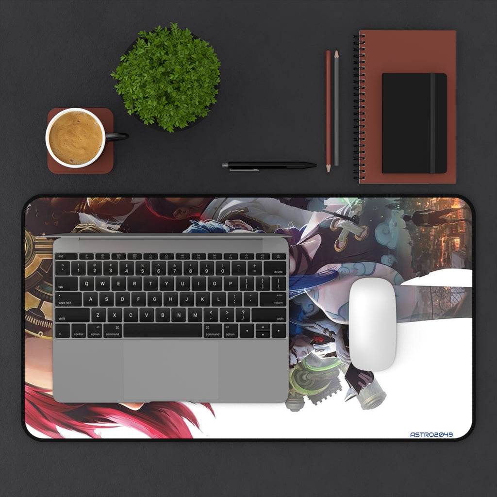 League of Legends - Arcane: JINX - Vibrant Gaming Desk Mat | Stylish Mouse Pad for Gamers | Desk Accessories | Video Game Decor, Gamer Gift
