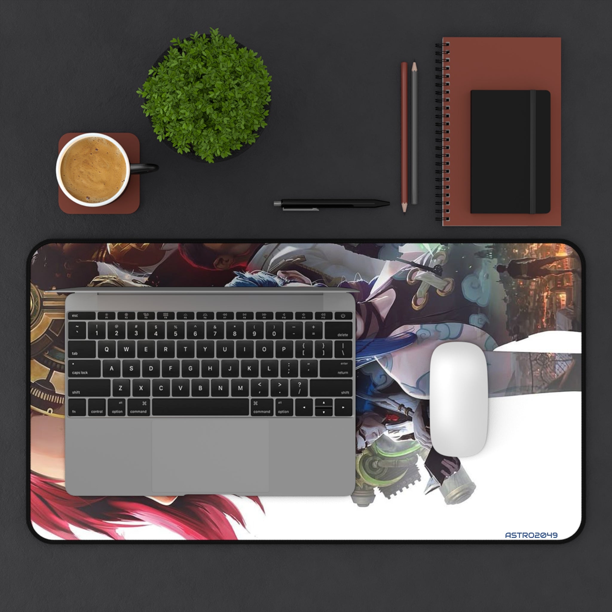 League of Legends - Arcane: JINX - Vibrant Gaming Desk Mat | Stylish Mouse Pad for Gamers | Desk Accessories | Video Game Decor, Gamer Gift