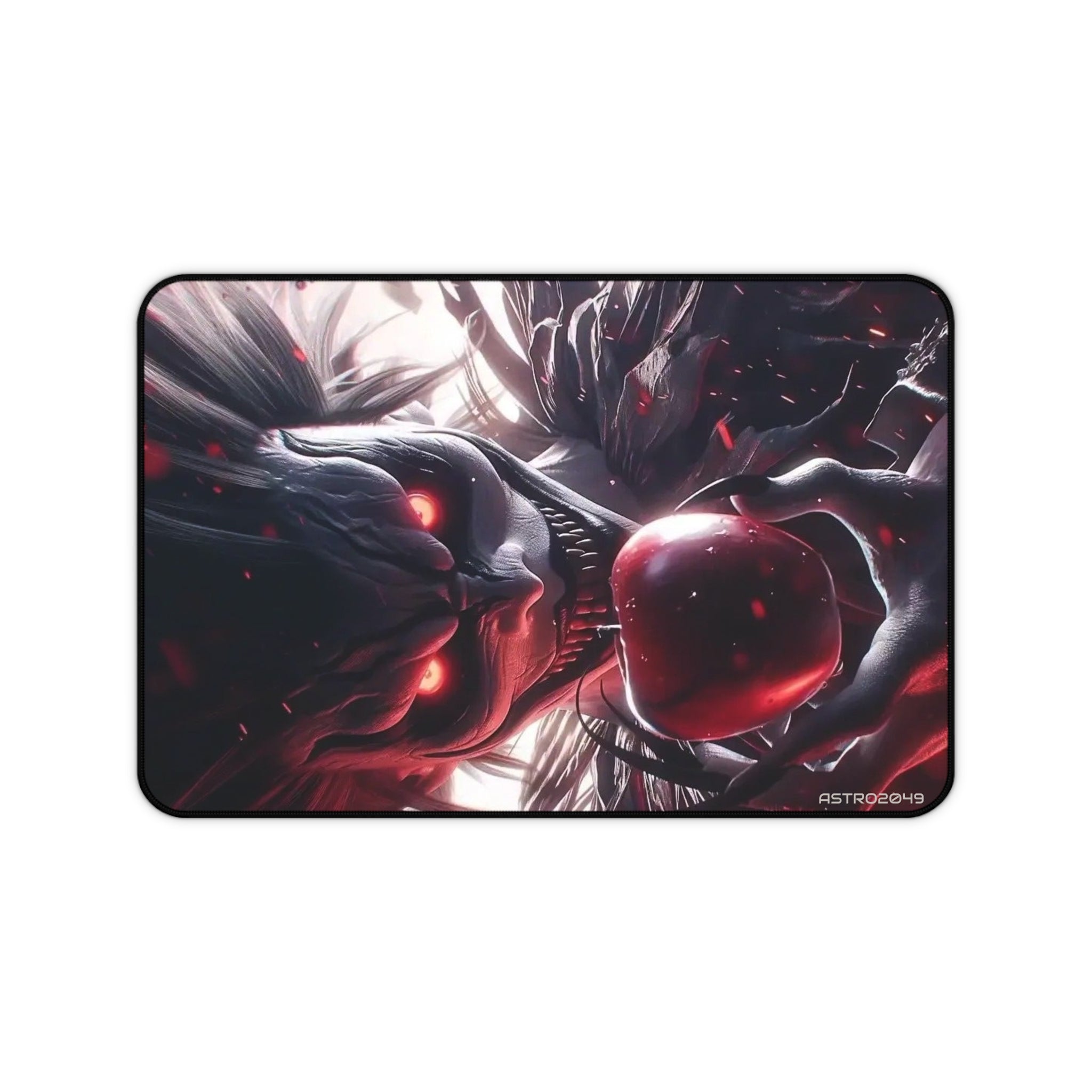DEATH NOTE - RYUK - Artistic Gaming Desk Mat - Gamer Accessories, Office Decor, Mouse Pad, Fantasy Art, Desk Protector
