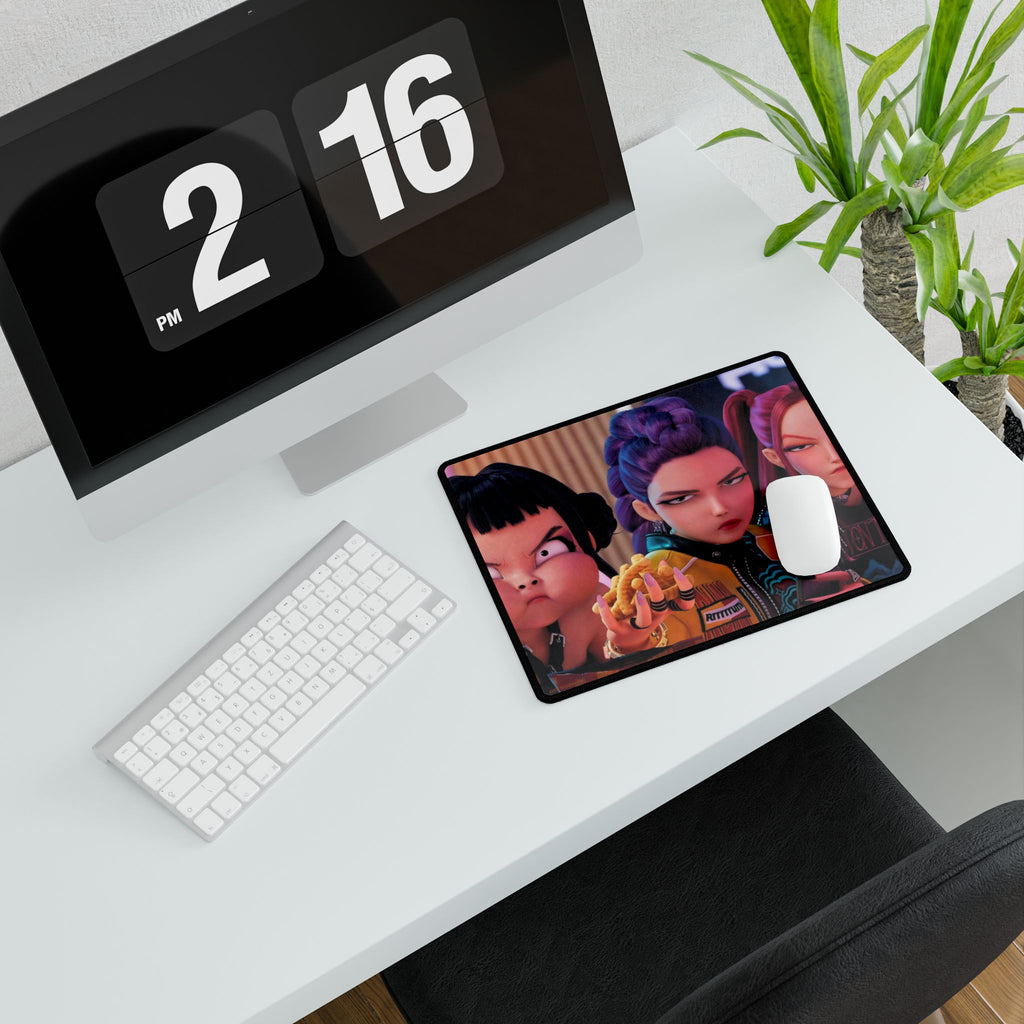 KPop Demon Hunters - HUNTRIX - Vibrant Desk Mats for Personalized Workspace, Gaming Pads, Office Decor, Unique Desk Accessories