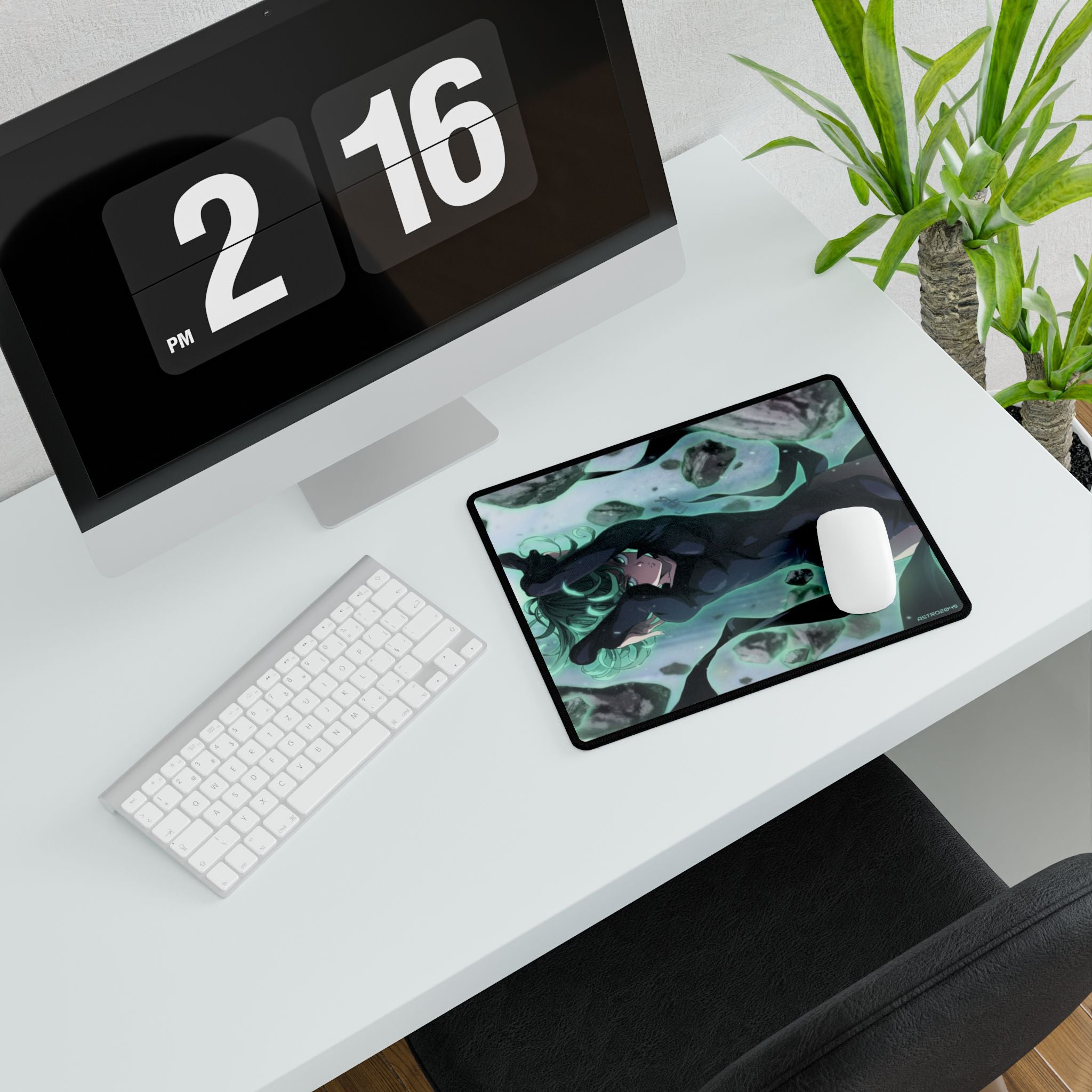 ONE-PUNCH MAN: Tatsumaki - Aesthetic Gaming Desk Mat, Large Mouse Pad for Gamers, Anime Desk Accessories, Creative Workstation Decor