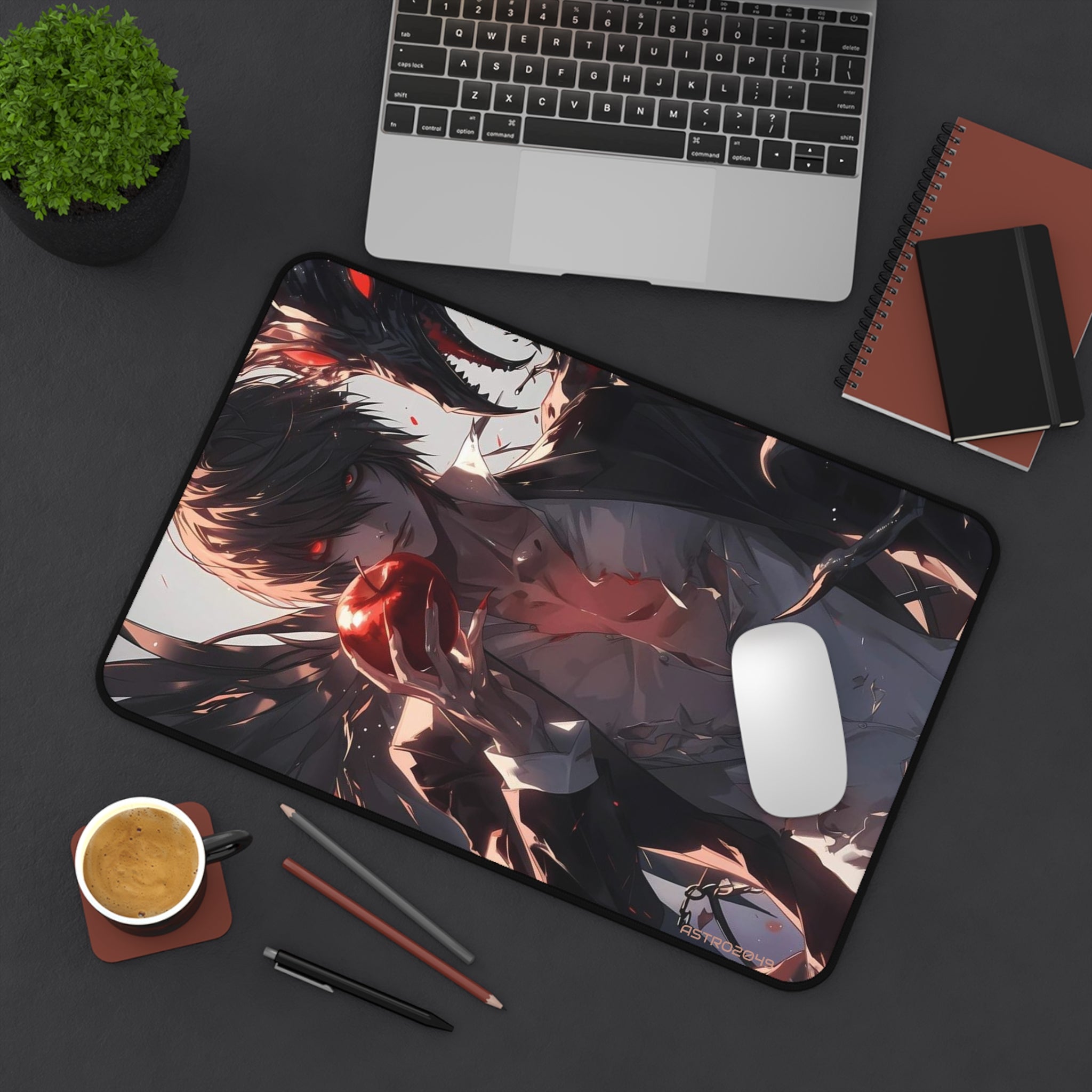 DEATH NOTE - Light / Akira - Dark Anime Desk Mat, Gamer Mouse Pad, Office Decor, Gift for Anime Fans, Kawaii Desk Accessories