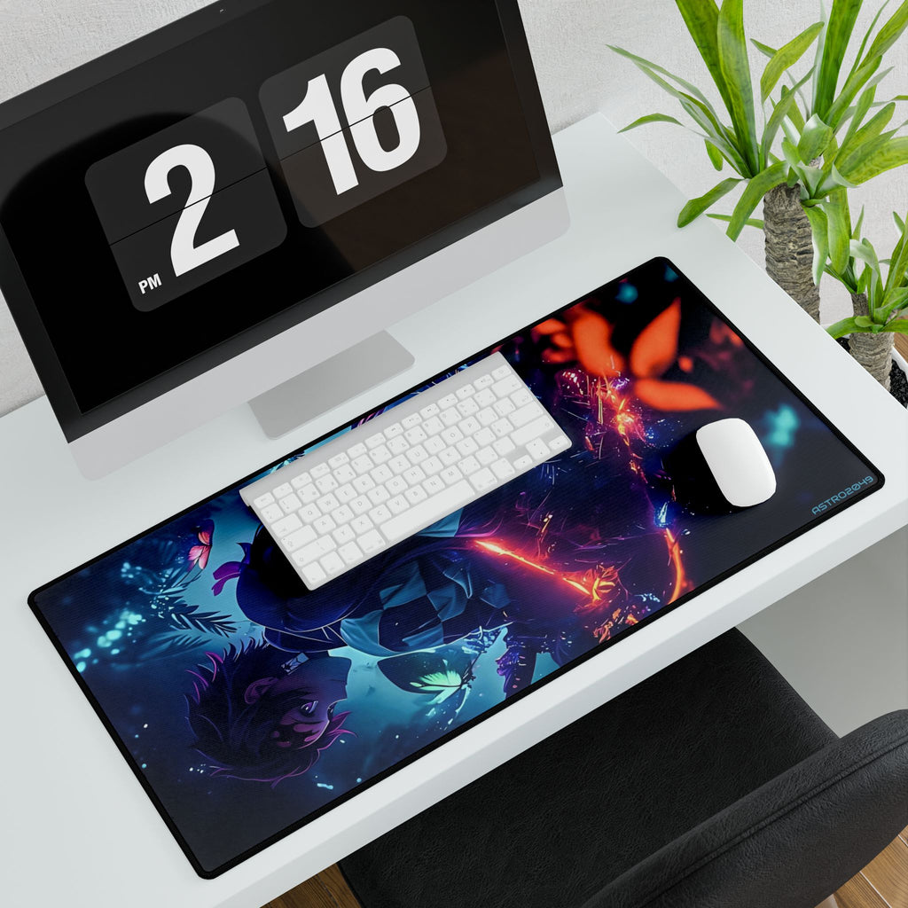 DEMON SLAYER - Kimetsu no yaiba - Vibrant Anime Desk Mat, Gaming Mouse Pad, Office Decor, Unique Gift, Fantasy Desk Accessory
