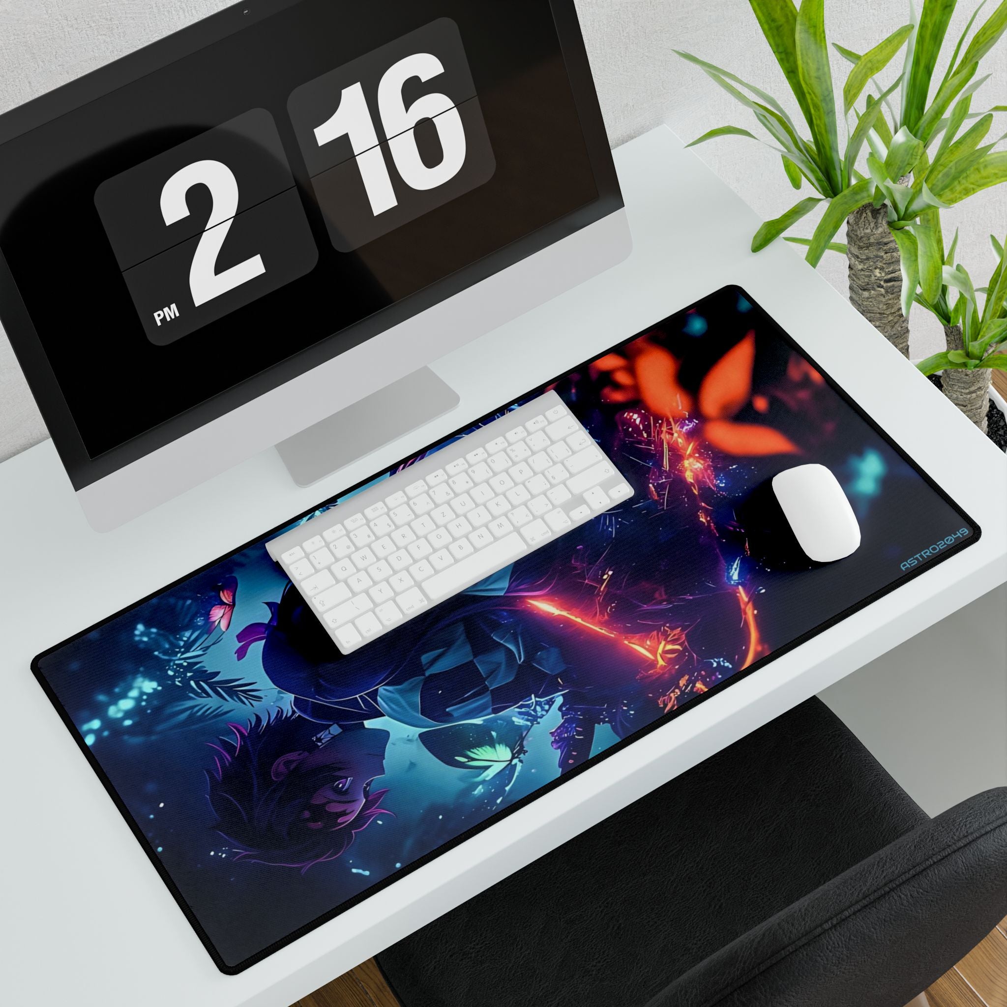 DEMON SLAYER - Kimetsu no yaiba - Vibrant Anime Desk Mat, Gaming Mouse Pad, Office Decor, Unique Gift, Fantasy Desk Accessory