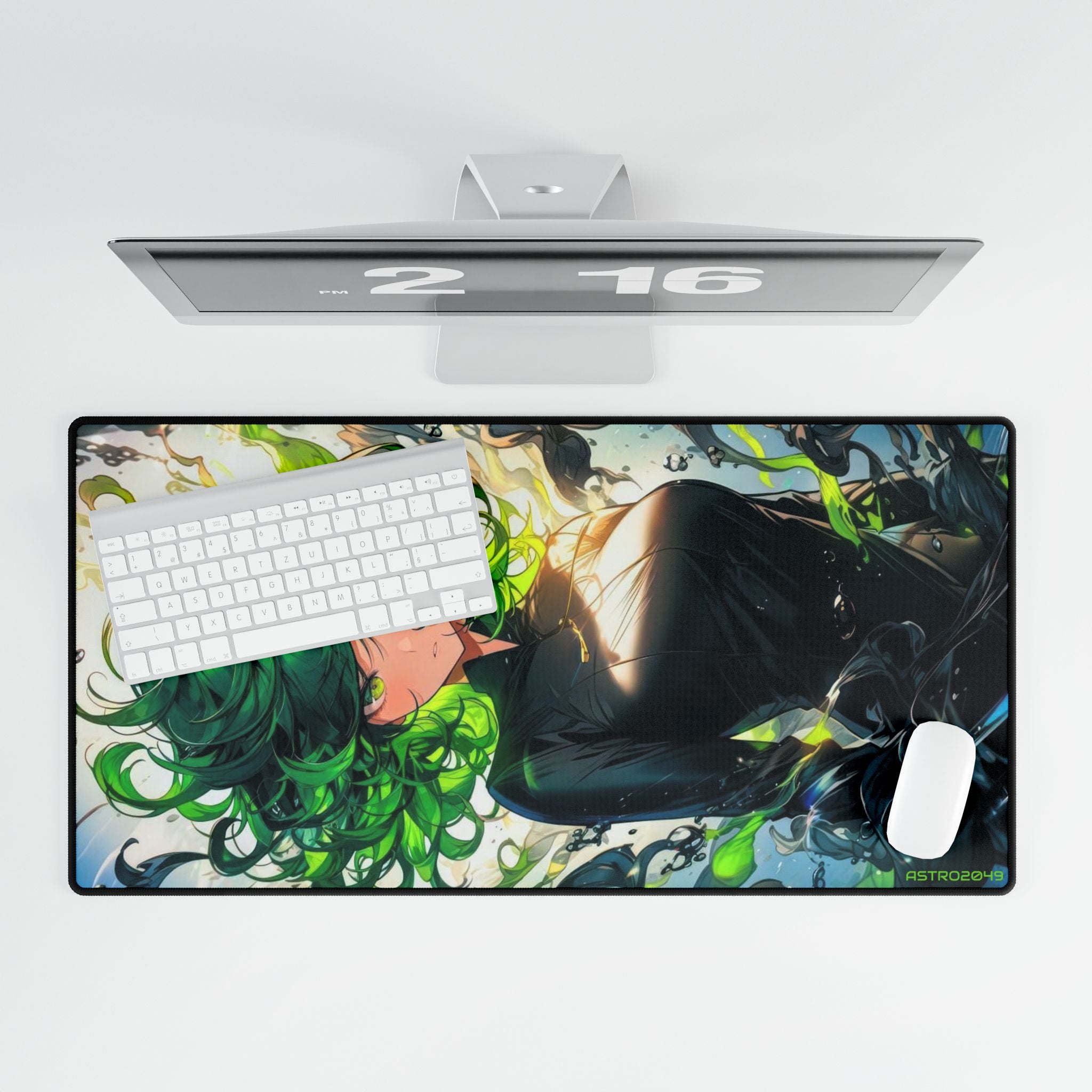 ONE-PUNCH MAN: Tatsumaki - Vibrant Gamer Desk Mat, Colorful Gaming Mouse Pad, Stylish Office Desk Accessory, Perfect for Home or Office