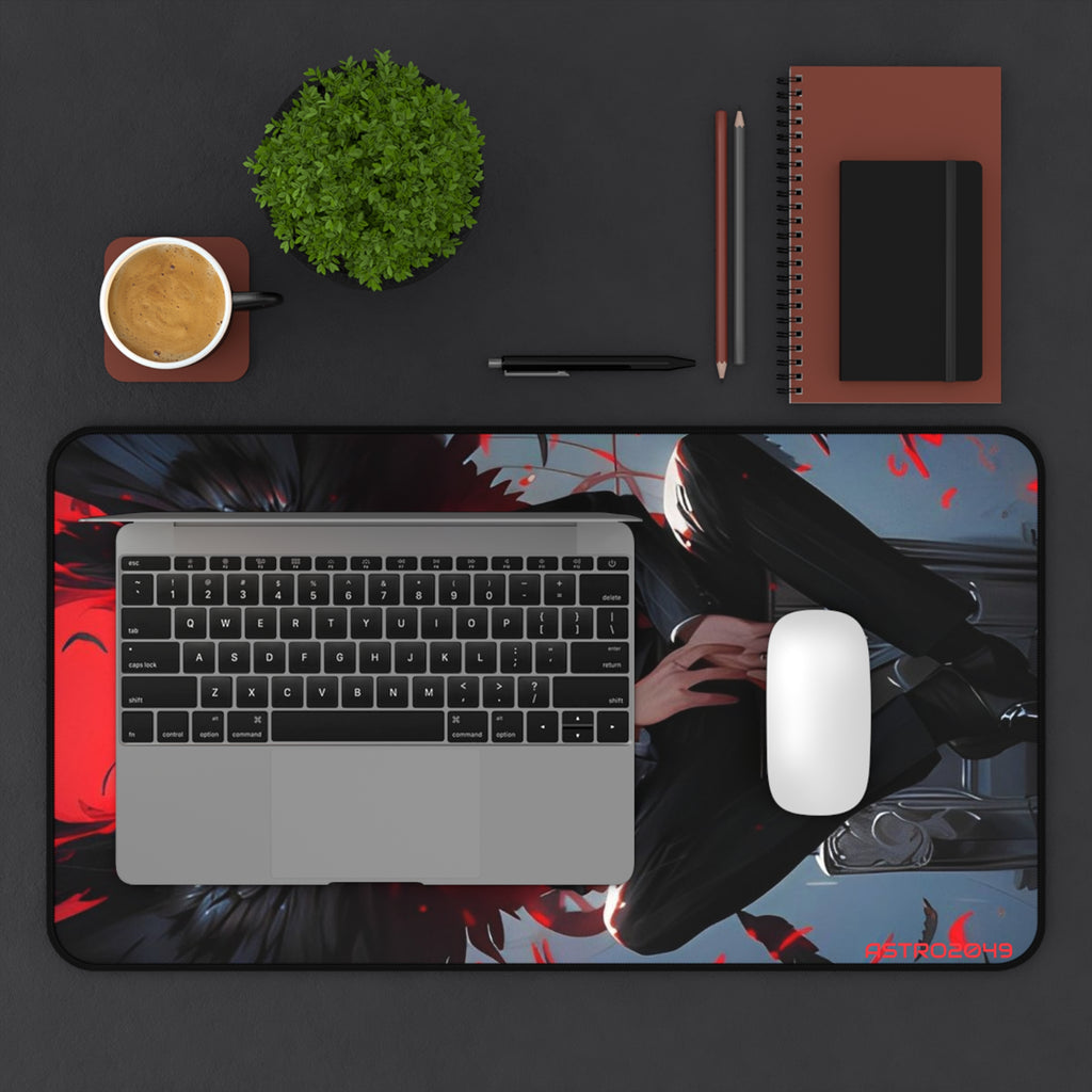 DEATH NOTE - Light / Akira - Stylish Desk Mat with Edgy Design for Gamers, Computer Accessories, Gift for Him, Unique Desk Accessories
