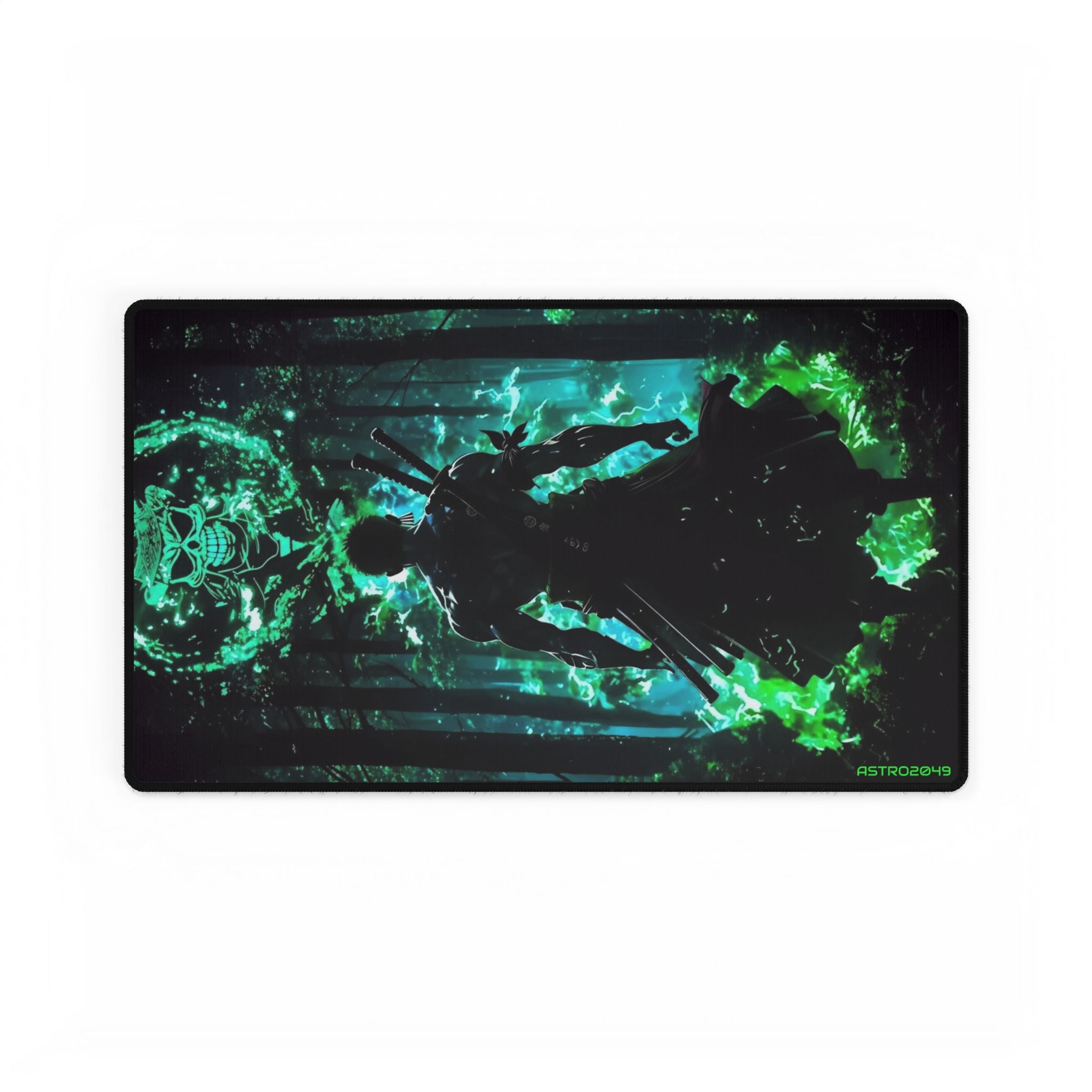 ONE PIECE - ZORO - Mystical Fantasy Desk Mat, Gamer Desk Accessories, Office Decor, Gaming Mouse Pad, Unique Gift for Him