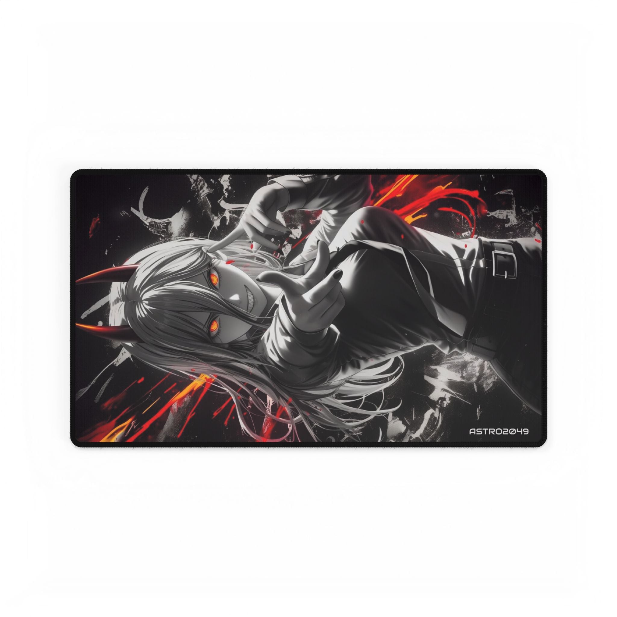CHAINSAW MAN - Chic Anime Desk Mat - Gaming, Office Decor, Workstation Accessory, Stylish Mouse Pad, Table Protector for Any Setup
