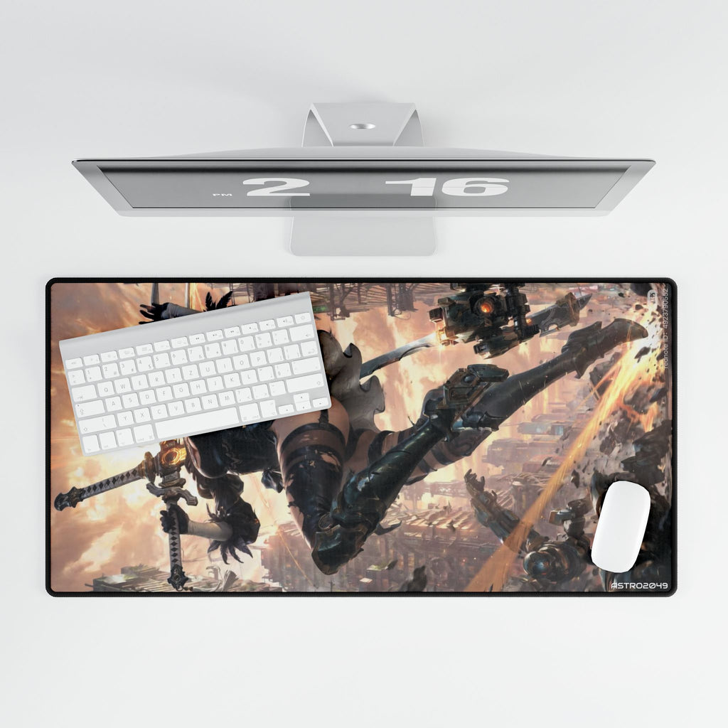 Nier: Automata - 2B - Anime-Inspired Desk Mat for Gaming and Office, Large Mouse Pad, Creative Workspace Decor, Nerdy Gift for Gamers