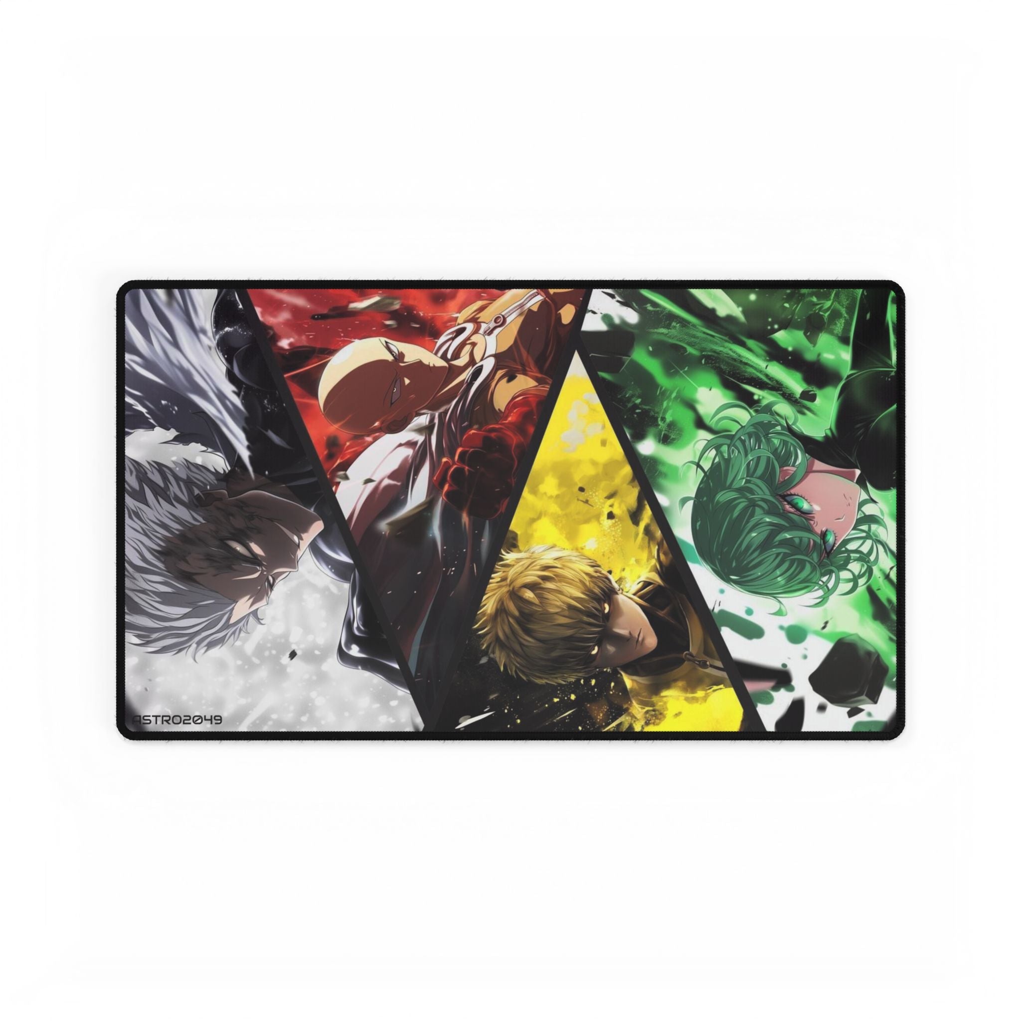 ONE-PUNCH MAN: Saitama / Genos - Colorful Anime Desk Mats for Gamers, Gaming Setup, Office Decor, Desk Accessories, Perfect Gift for Otaku