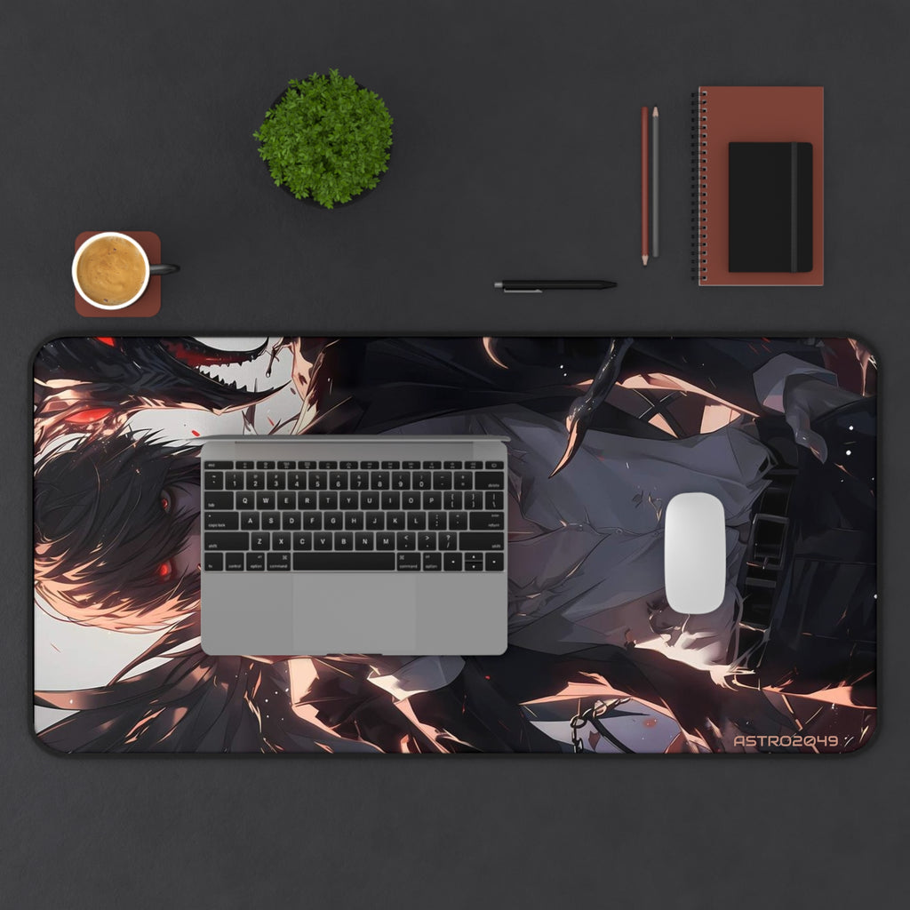DEATH NOTE - Light / Akira - Dark Anime Desk Mat, Gamer Mouse Pad, Office Decor, Gift for Anime Fans, Kawaii Desk Accessories