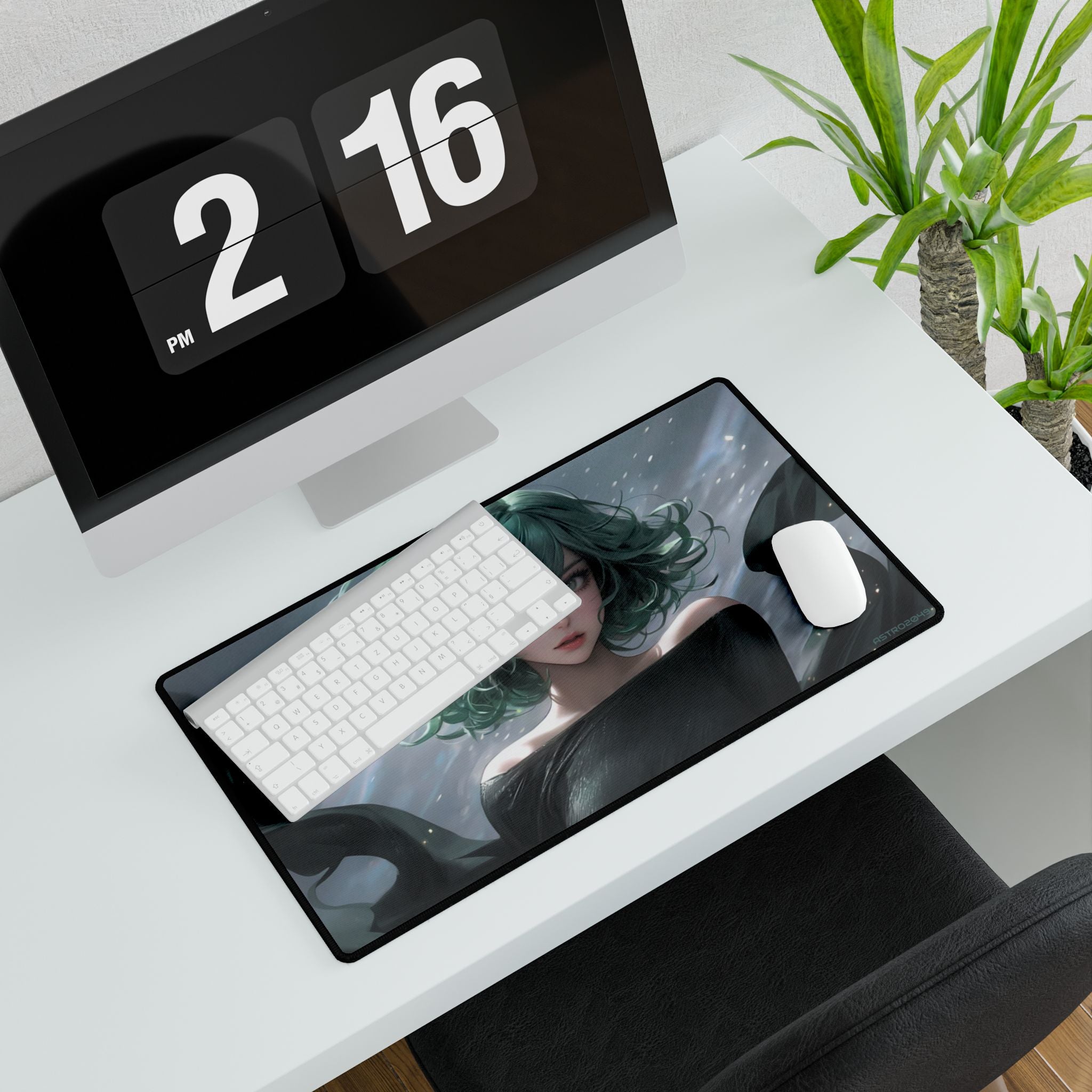 ONE-PUNCH MAN: Tatsumaki - Elegant Fantasy Desk Mat for Home Office, Gaming, Study, Unique Decor, Gift Idea
