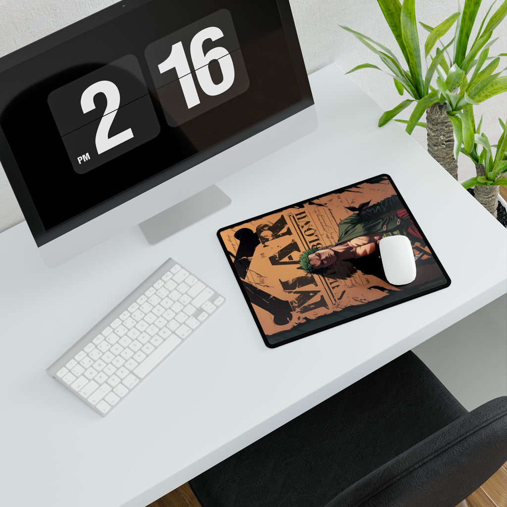 ONE PIECE - ZORO - Cool Pirate Desk Mats for Gamers, Office Decor, Geek Gift, Desk Accessories, Gaming Mouse Pad
