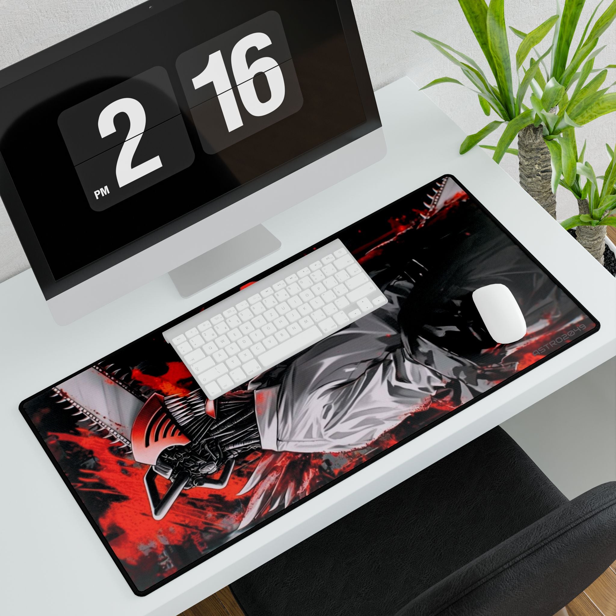 CHAINSAW MAN - Vibrant Gaming Desk Mat featuring Edgy Design, Perfect for Gamers and Home Office, Ideal Gift for Birthdays and Holidays