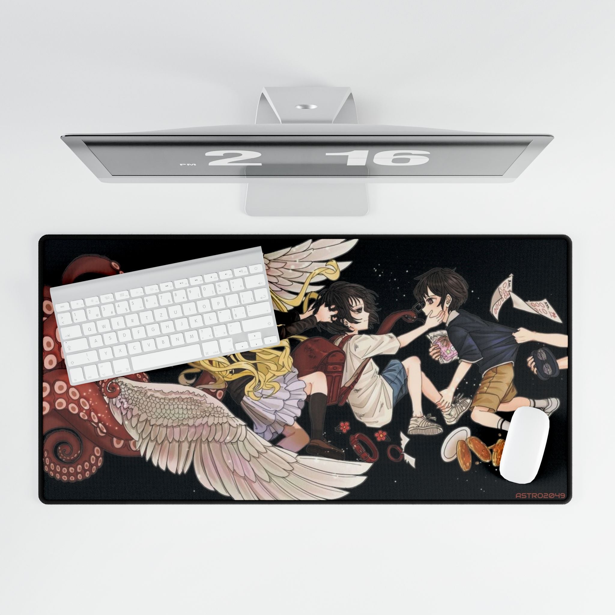 TAKOPIS ORIGINAL SIN - Artistic Desk Mat with Fantasy Design, Perfect for Gamers, Students, Home Office, Gifts for Holidays