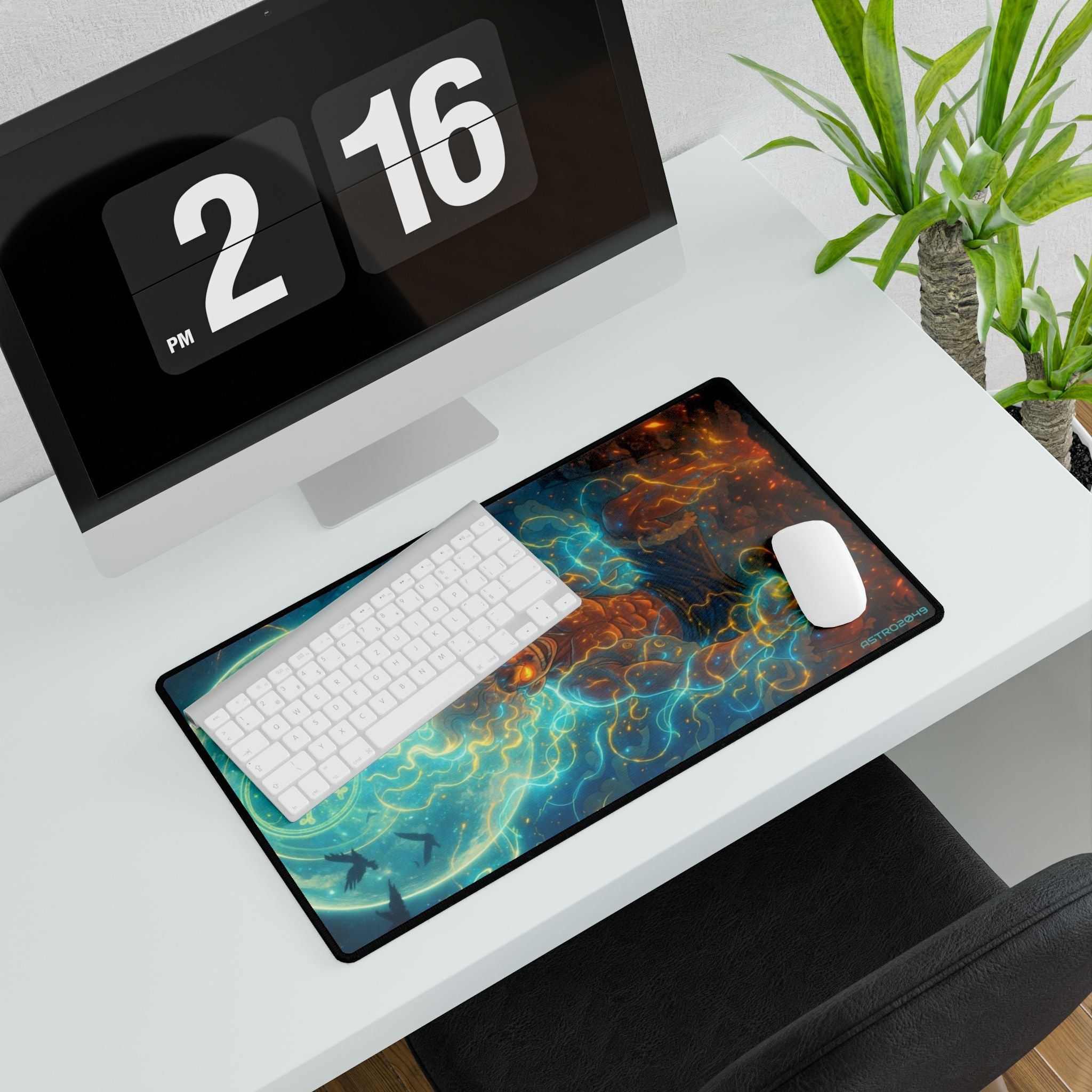 ONE PIECE - LUFFY - Cosmic Spirit Desk Mat - Gamer's Mouse Pad, Office Decor, Study Accessory, Unique Gift for All Occasions, Fantasy Art