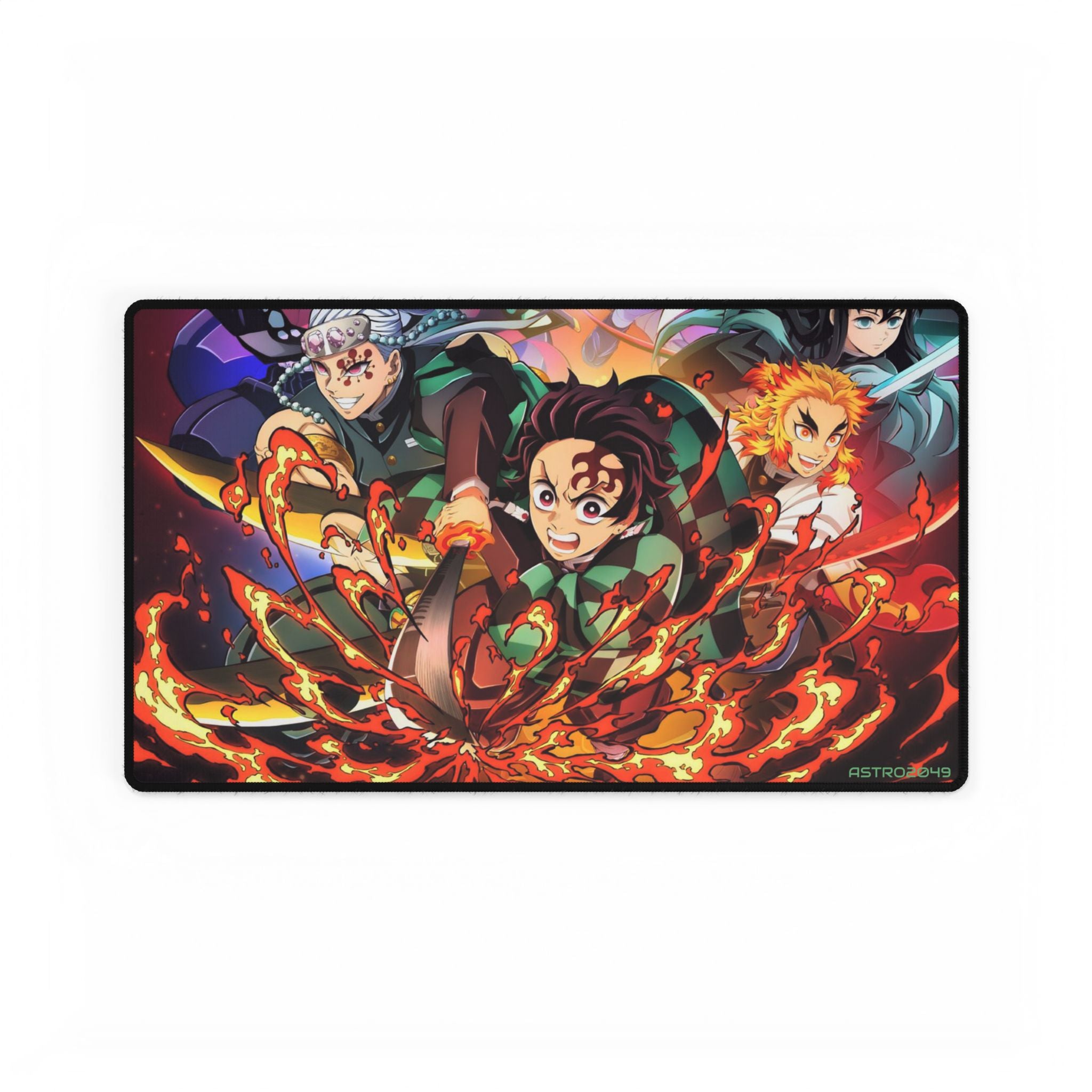 DEMON SLAYER - Kimetsu no yaiba - Anime-Inspired Desk Mat, Gaming Desk Pad, Office Decor, Student Gift, Creative Workspace Accessory