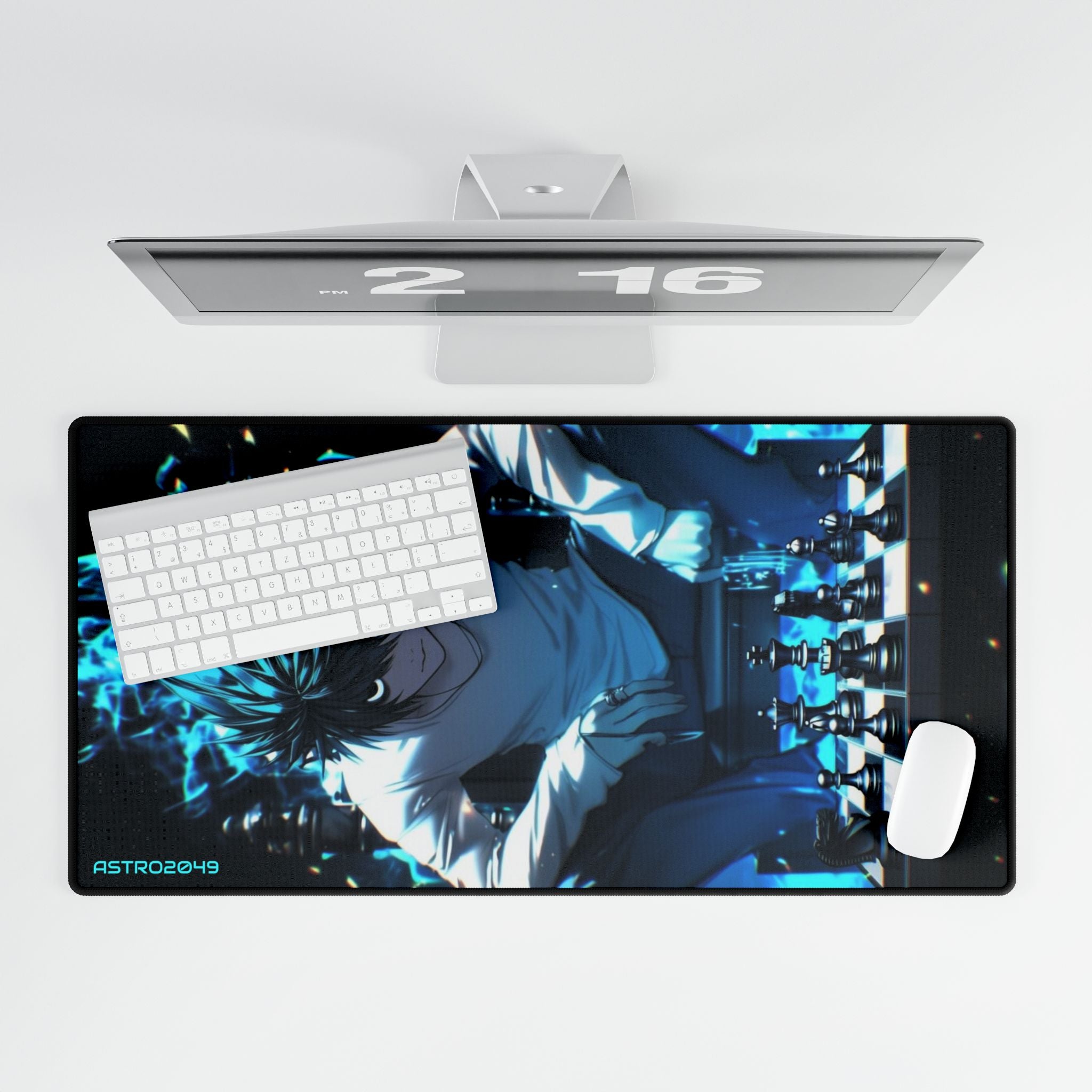 DEATH NOTE - ELLE - Gaming Desk Mat with Anime Design, Large Mouse Pad, Computer Desk Accessory, Gaming Gift, Desk Organizer, Office Decor