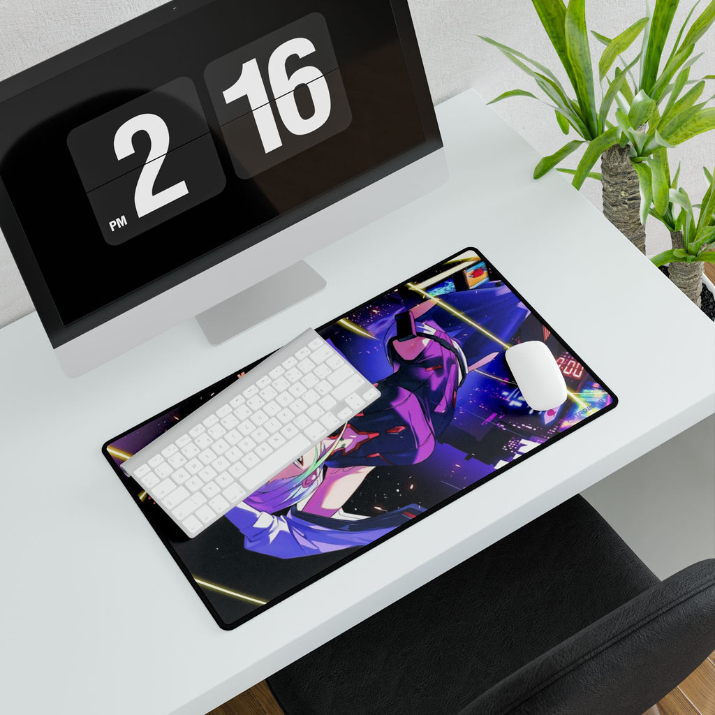 CYBERPUNK: Edgerunners 2077 - Desk Mat for Gaming & Office Setup, Custom Mouse Pad, Gift for Anime Lovers, Desk Accessories, Home Decor