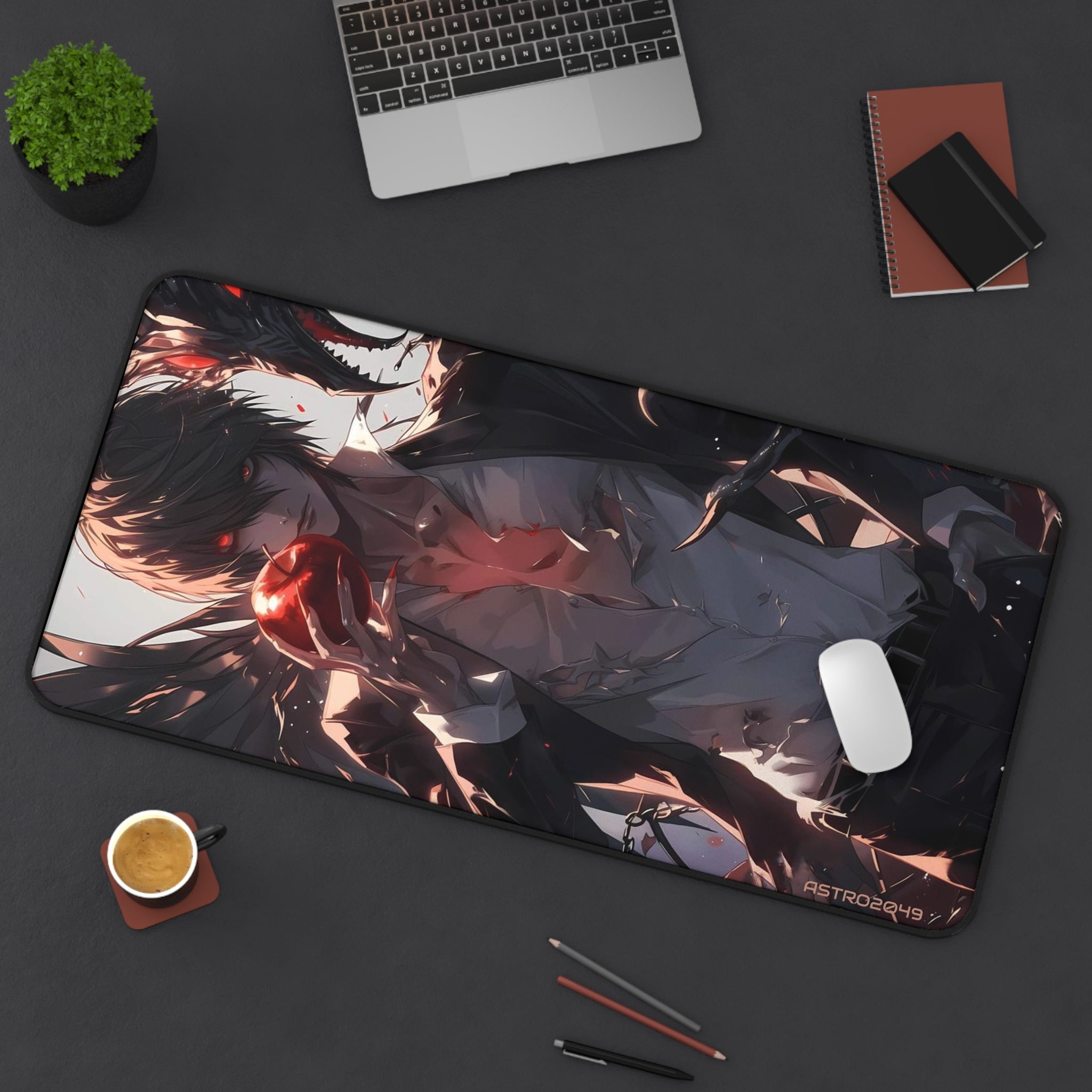 DEATH NOTE - Light / Akira - Dark Anime Desk Mat, Gamer Mouse Pad, Office Decor, Gift for Anime Fans, Kawaii Desk Accessories