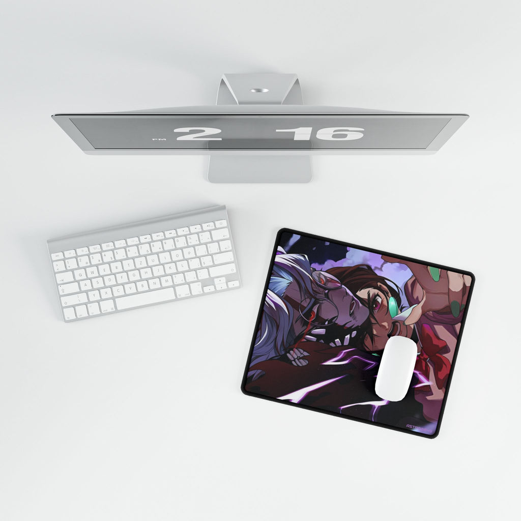 DANDADAN: Momo / Okarun - Anime Desk Mat - Gaming Mouse Pad, Office Decor, Creative Workspace, Gift for Gamers, Studio Accessories