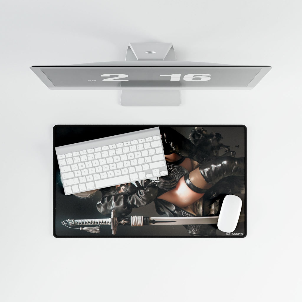 Nier: Automata - 2B - Elegant Gaming Desk Mat - Aesthetic Office Decor, Personalized Workspace, Unique Gift for Gamers, Stylish Mouse Pad