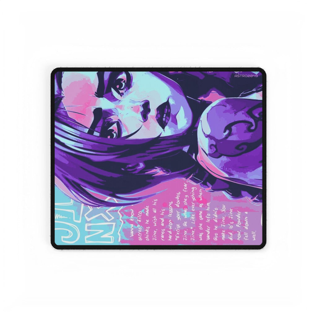 League of Legends - Arcane: JINX - Cool Desk Mats with Vibrant Designs for Gamers, Home Office Decor, Unique Gift Ideas, Gaming Accessories