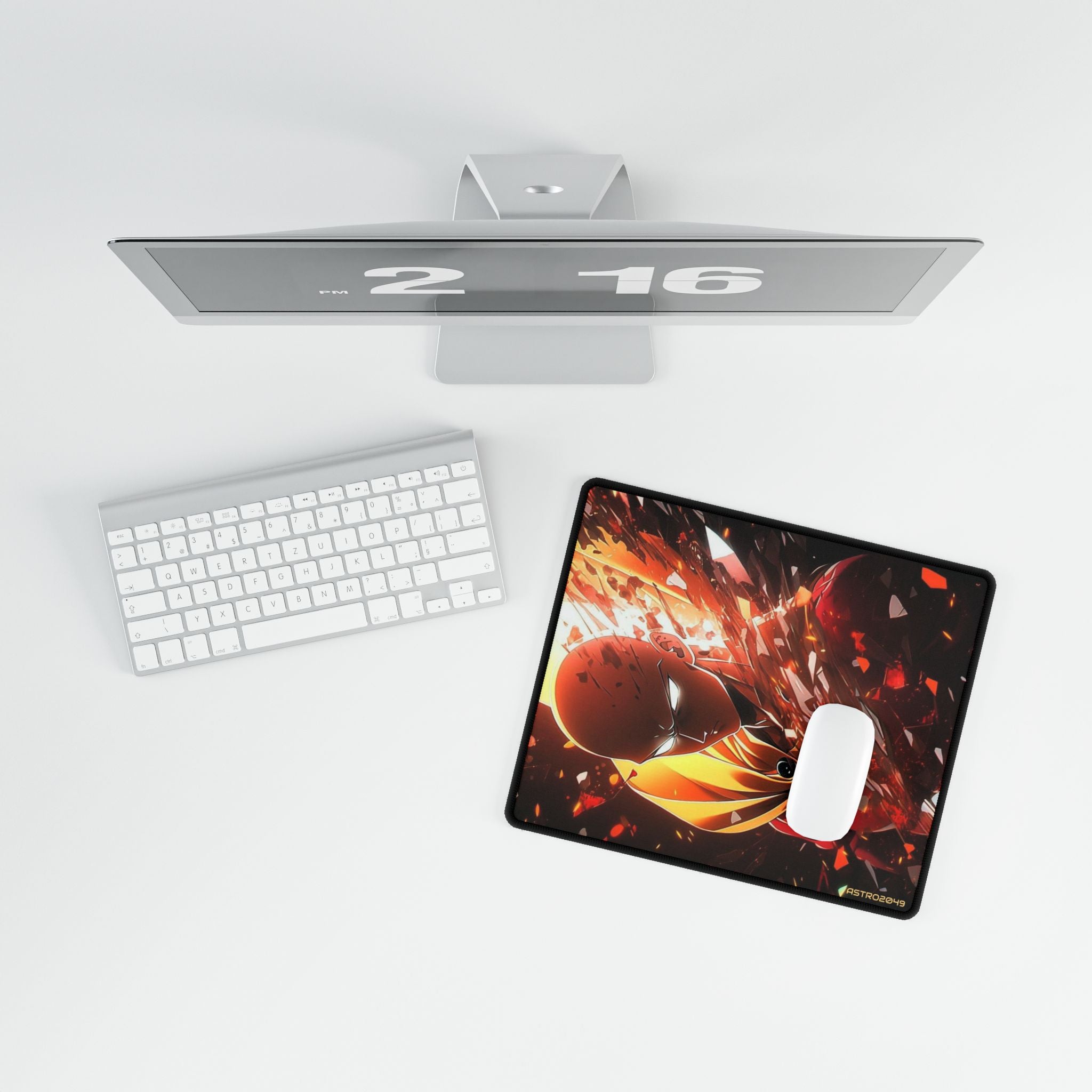 ONE-PUNCH MAN: Saitama - Vibrant Gamer Desk Mats | Stylish Desk Accessories, Custom Mouse Pads, Office Decor, Gaming Setup