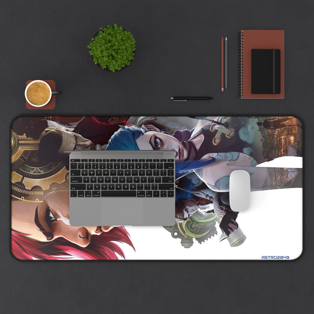 League of Legends - Arcane: JINX - Vibrant Gaming Desk Mat | Stylish Mouse Pad for Gamers | Desk Accessories | Video Game Decor, Gamer Gift