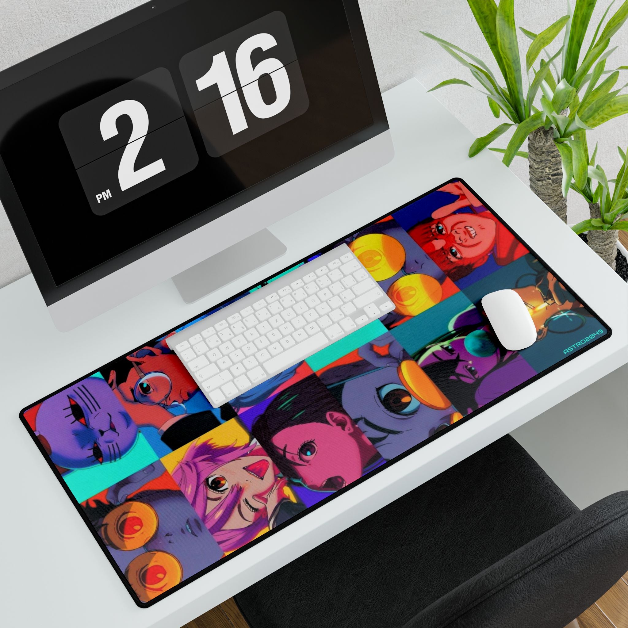 DANDADAN: Momo / Okarun - Vibrant Anime Desk Mats for Gamers, Home Office, Study, Gift, Non-Slip Mat
