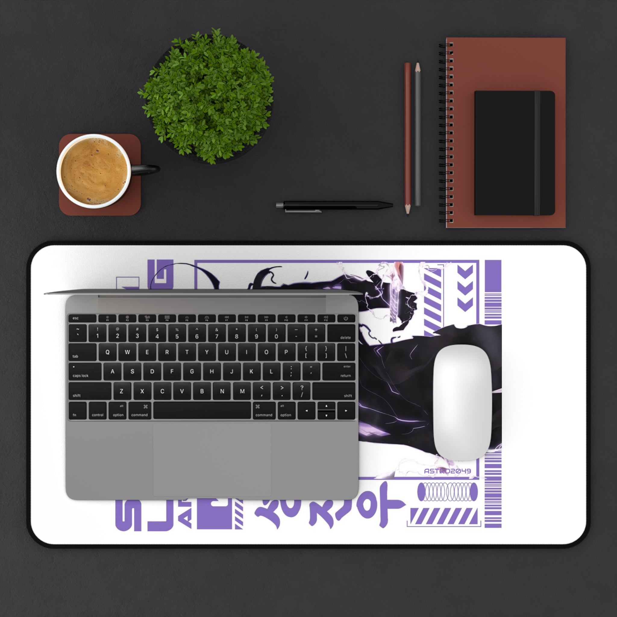SOLO LEVELING - Sung Jinwoo - ARISE - Anime Desk Mat with Solo Leveling Design, Gaming Mouse Pad, Home Office Decor, Gift for Gamers