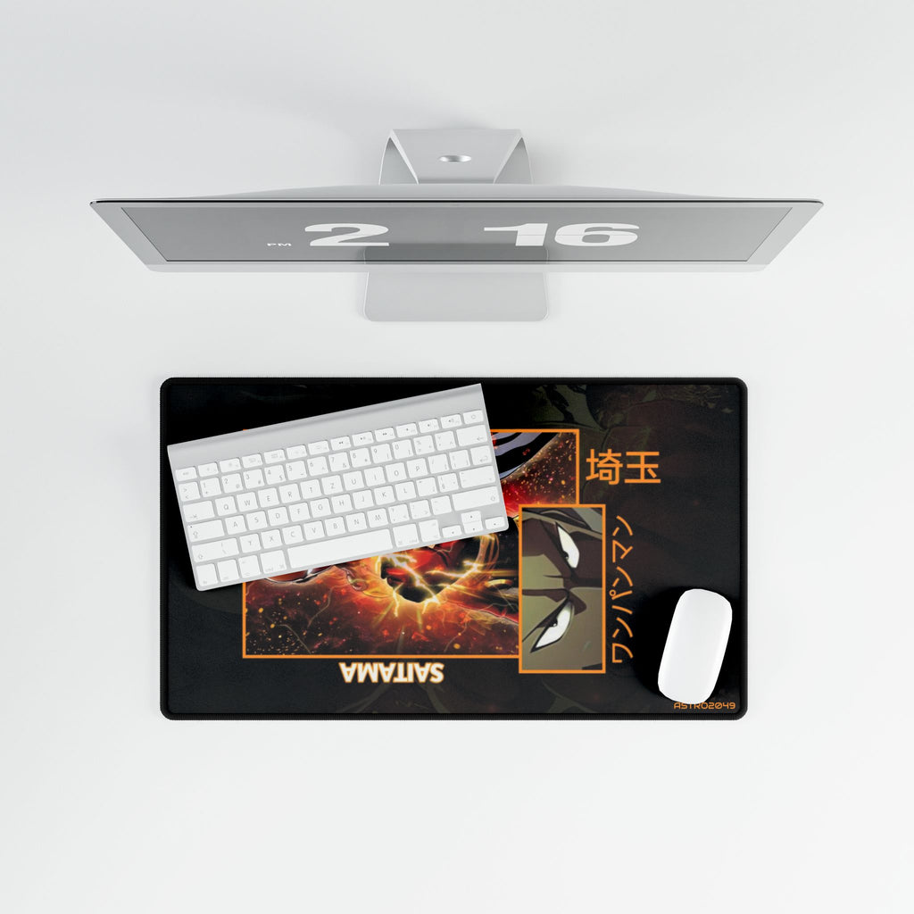 ONE-PUNCH MAN: Saitama - Gaming Desk Mat with Epic Design, Mouse Pad for Gamers, Cool Desk Accessories, Office Supplies, Mousepad
