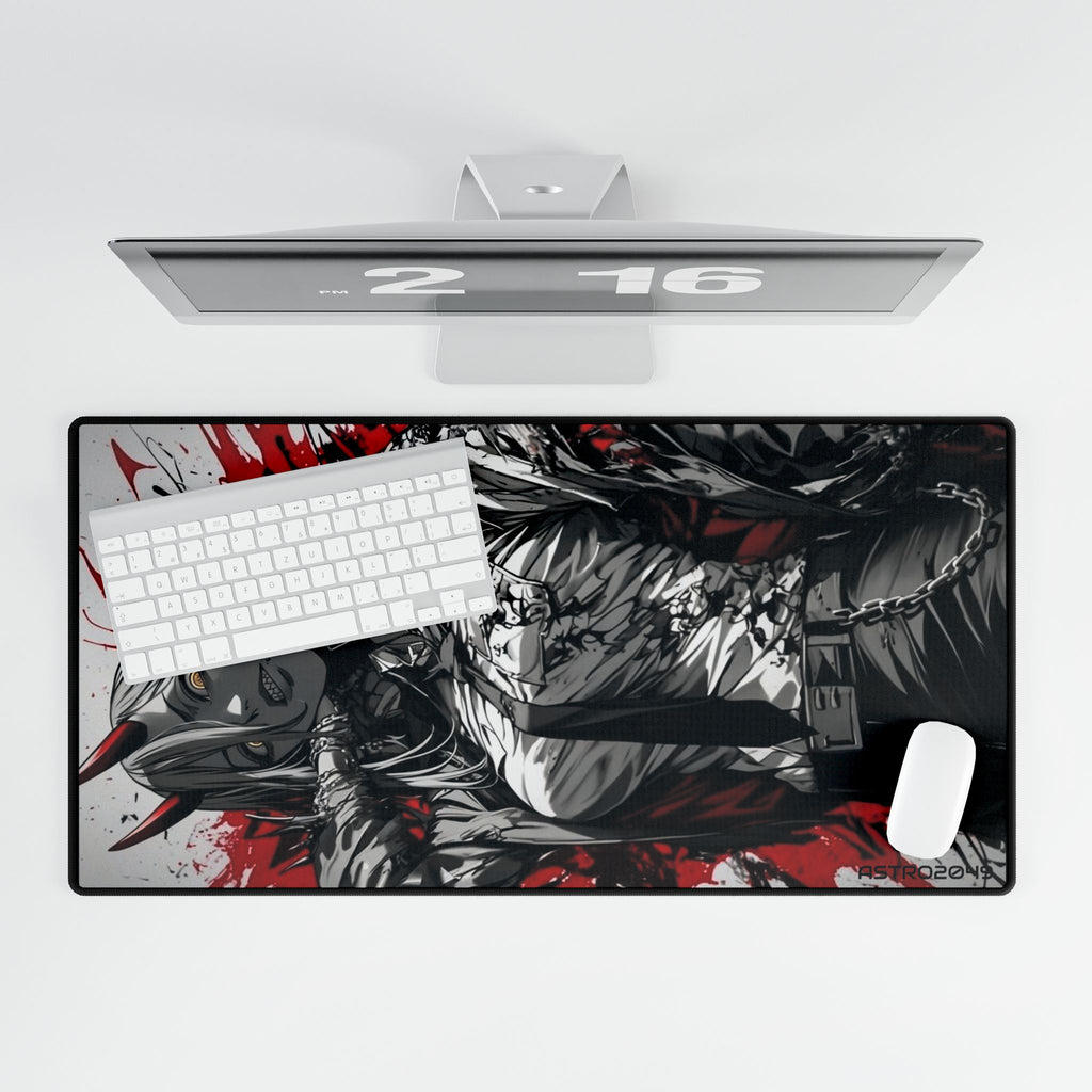 CHAINSAW MAN - Stylish Desk Mats for Gamers, Gaming Setup, Office Decor, Unique Mouse Pad, Anime Desk Accessories, Chic Workstation