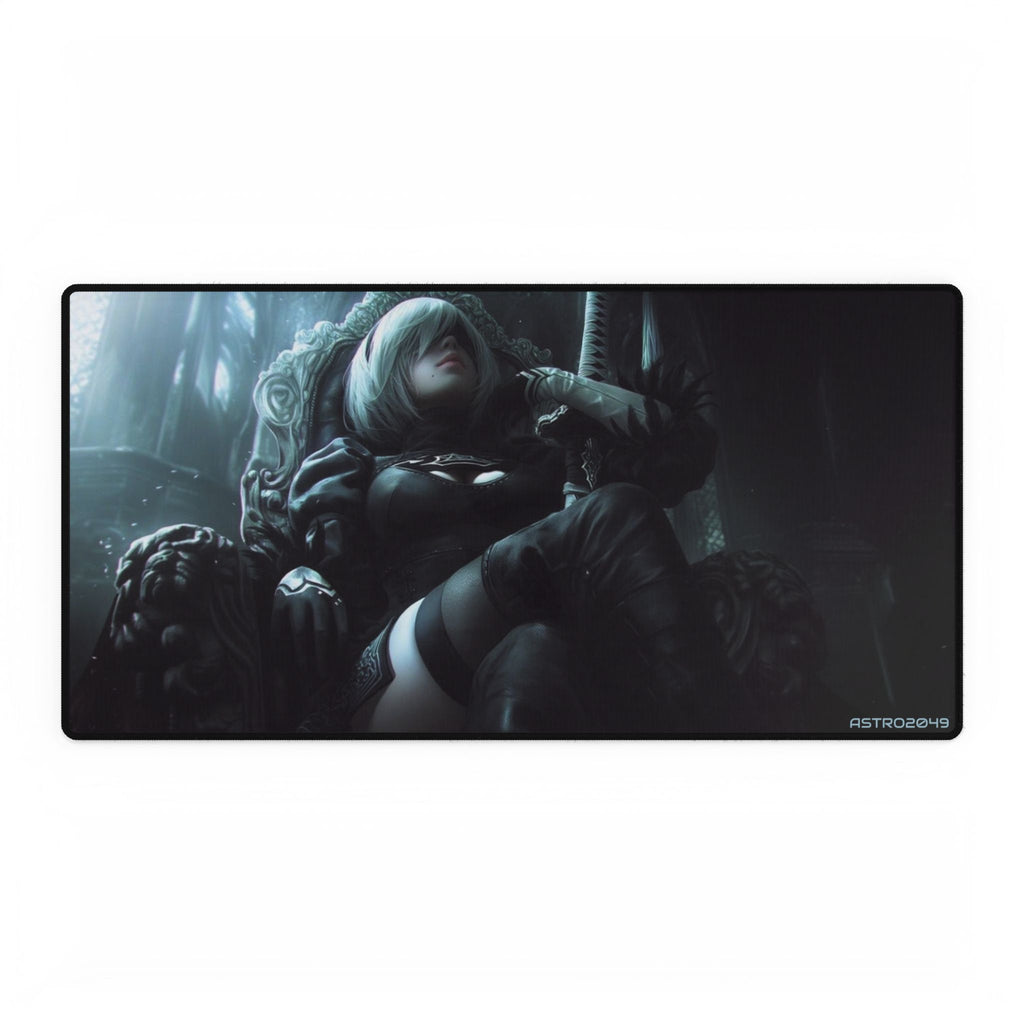Nier: Automata - 2B - Nostalgic Gamer Desk Mats, Unique Gaming Accessories, Personalized Office Decor, Ideal for Gift Giving