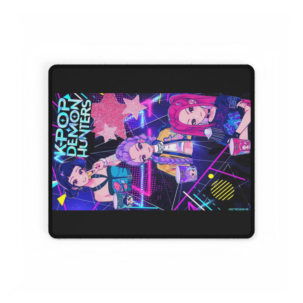 KPop Demon Hunters - HUNTRIX - K-Pop Themed Desk Mat, Stylish Mouse Pad for Gamers, Anime Desk Accessories, Office Decor, Gifts for Students