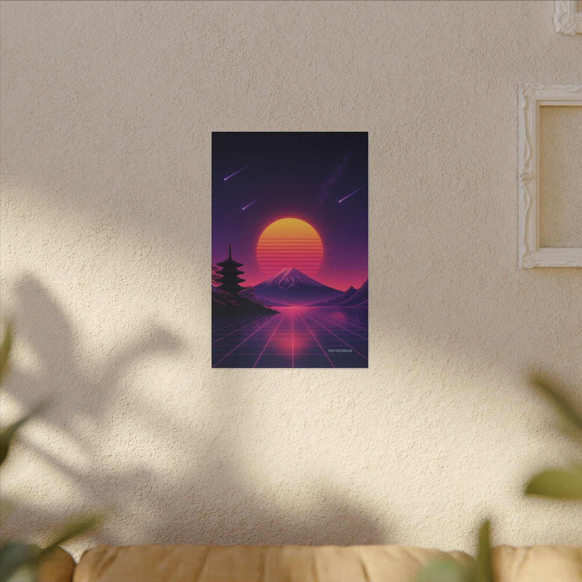 Sunset Pagoda Grid canvas print by ASTRO2049, view 7 of 8