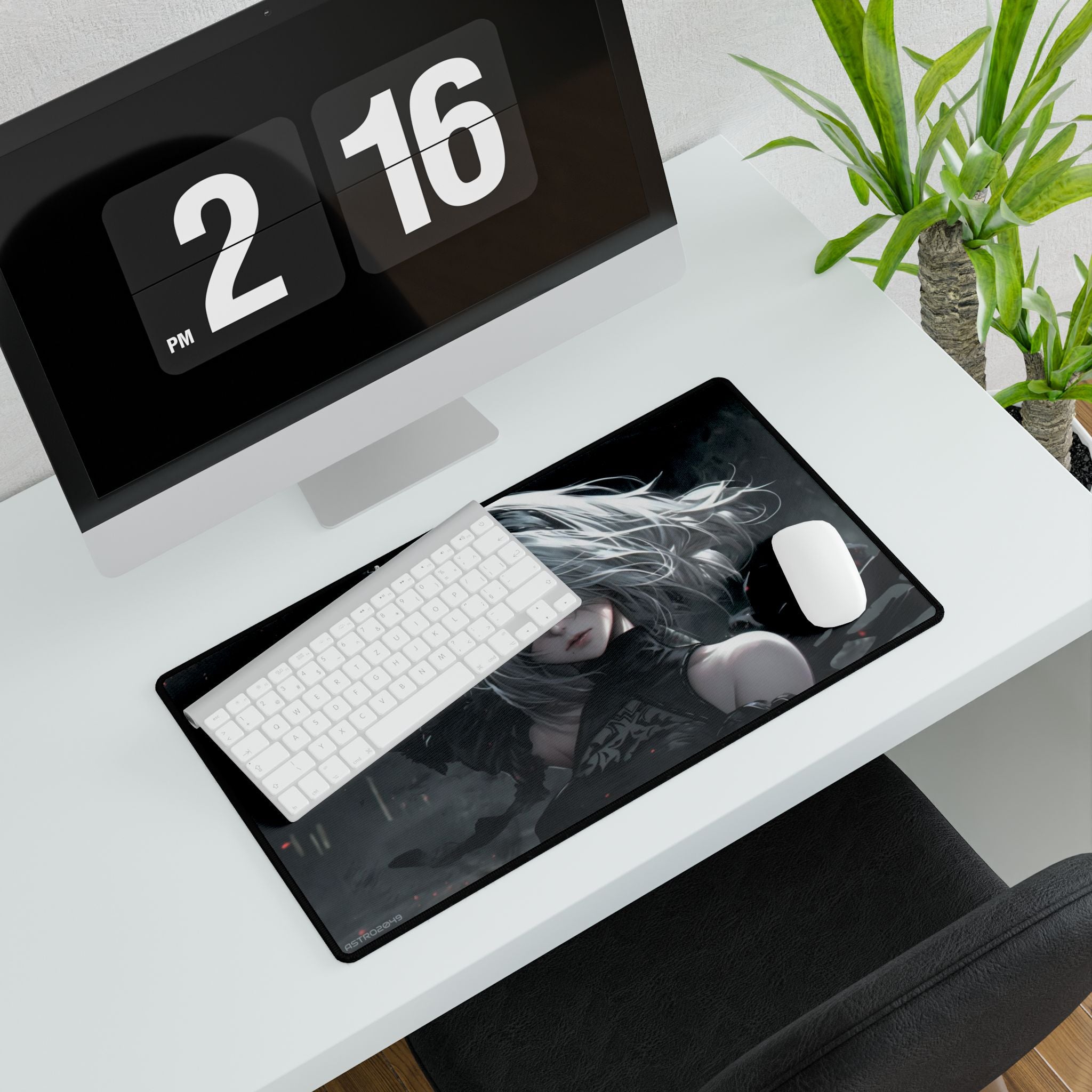 Nier: Automata - 2B - Elegant Gaming Desk Mat with Anime Design, Perfect for Office, Home, Gamer Gift, Desk Accessories, Stylish Mouse Pad