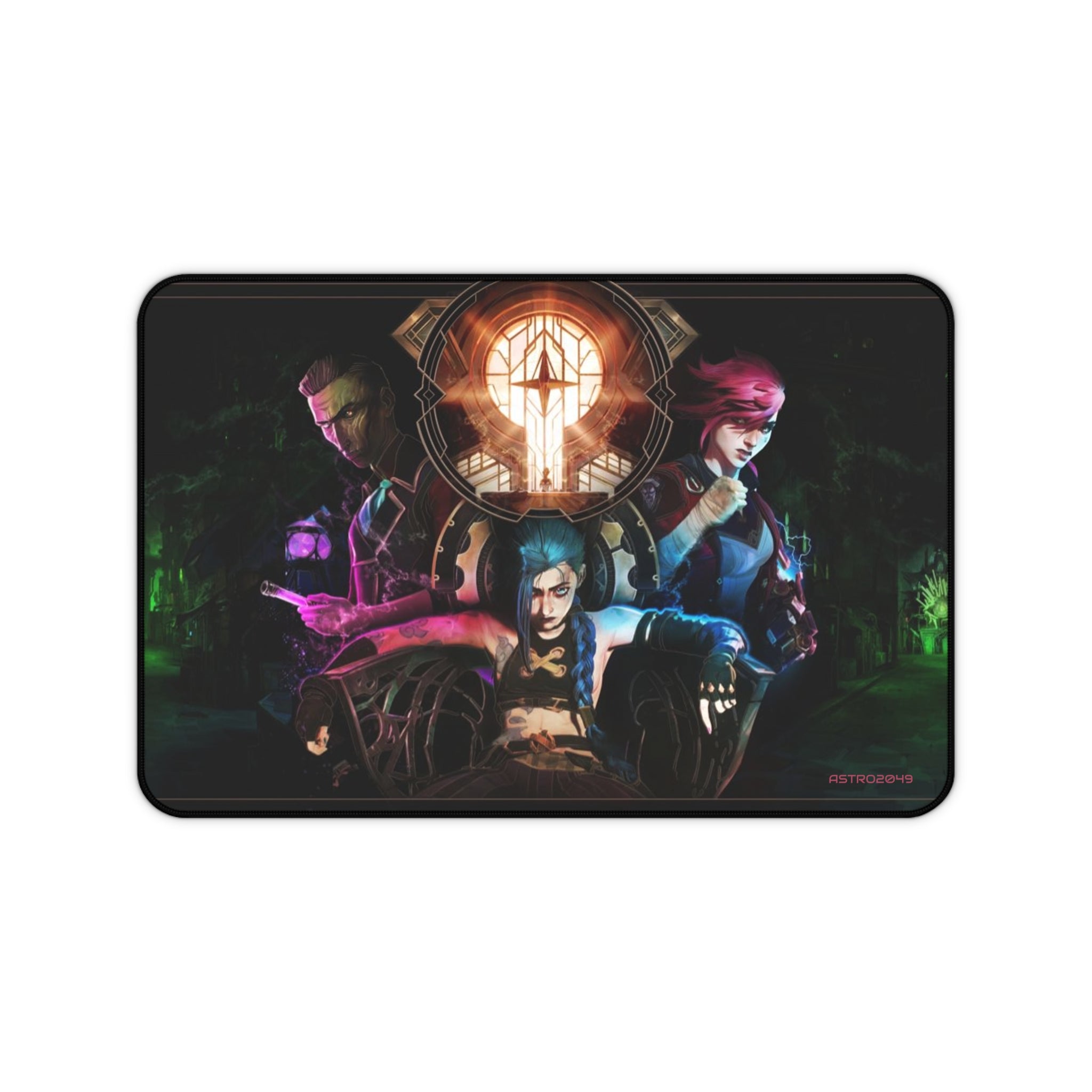 League of Legends - Arcane: JINX - Vibrant Gaming Desk Mat, Ergonomic Mouse Pad, Gamer Gift, Stylish Desk Accessory, Unique Workstation Mat