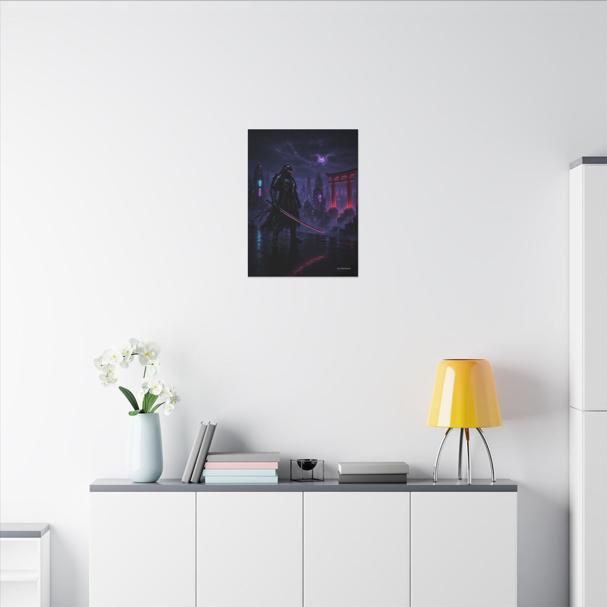 Crimson Gate Ronin canvas print by ASTRO2049, view 5 of 8