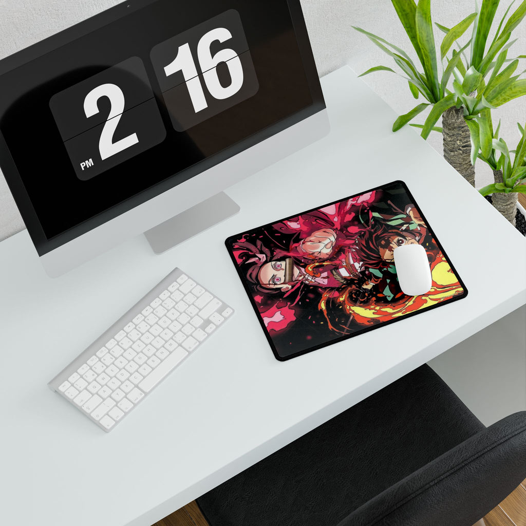 DEMON SLAYER - Kimetsu no yaiba - Anime-Inspired Desk Mat, Gaming Desk Pad for Home Office, Cute Mouse Pad, Anime Decor