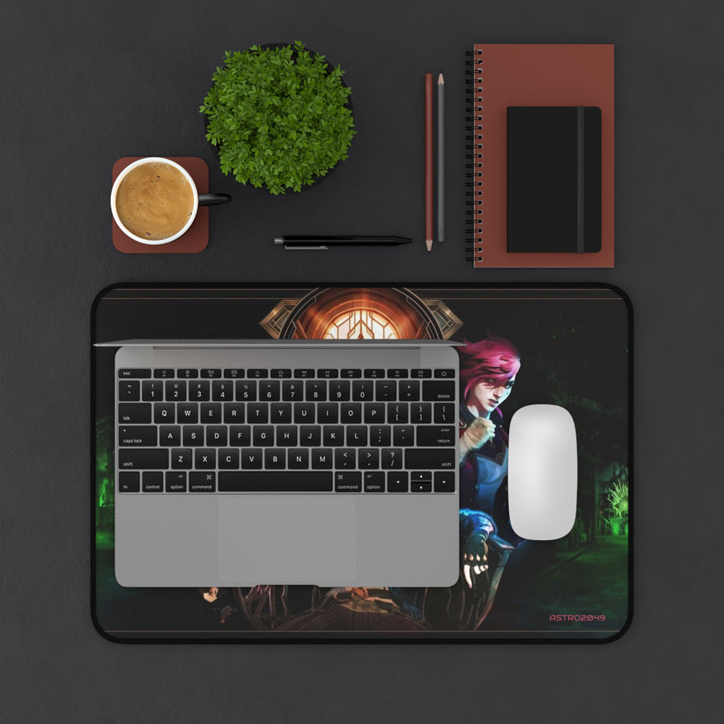 League of Legends - Arcane: JINX - Vibrant Gaming Desk Mat, Ergonomic Mouse Pad, Gamer Gift, Stylish Desk Accessory, Unique Workstation Mat